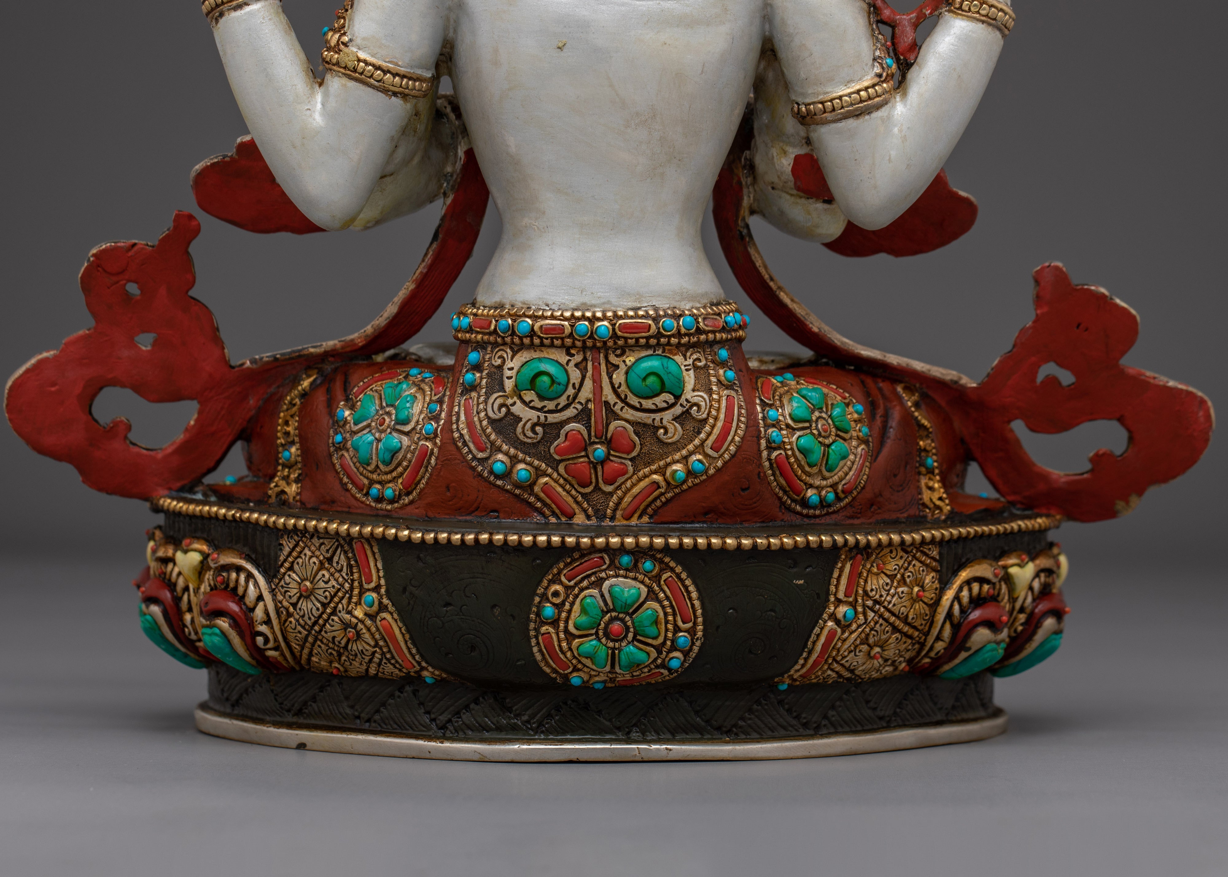 Colorful Chenrezig Statue | Embodiment of Compassion