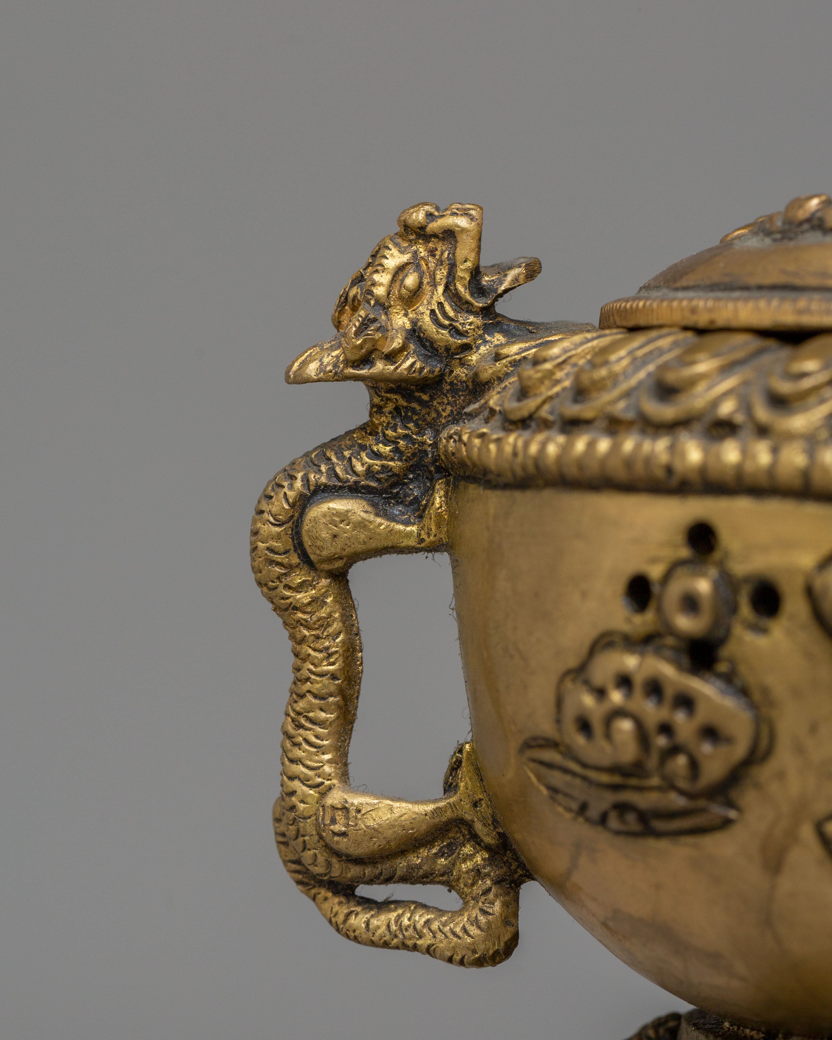 Handmade Incense Burner for Ritual Use | Decorative Brass Incense Holder