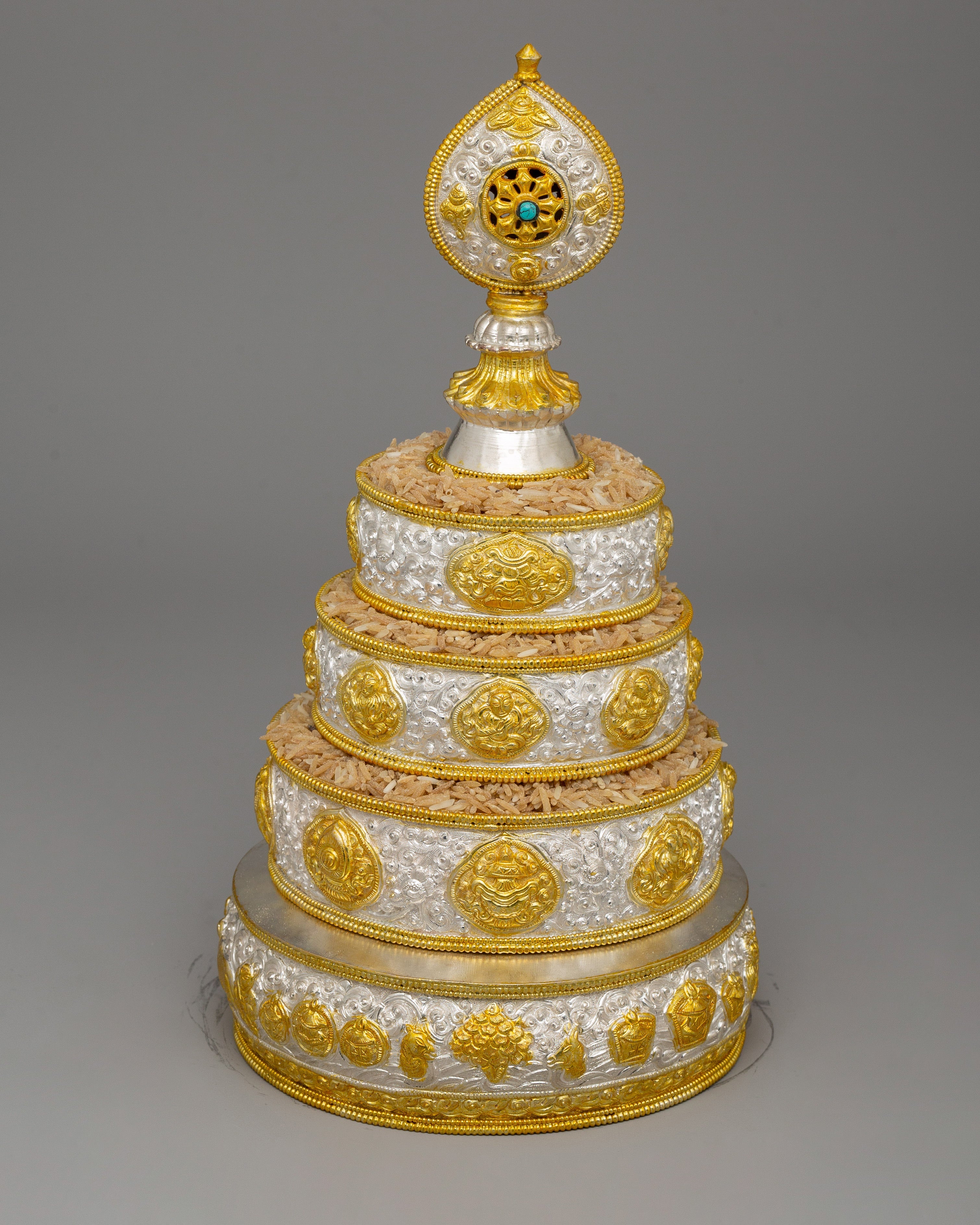 Mandala Offering Set for Shrine | Tibetan Altar Art