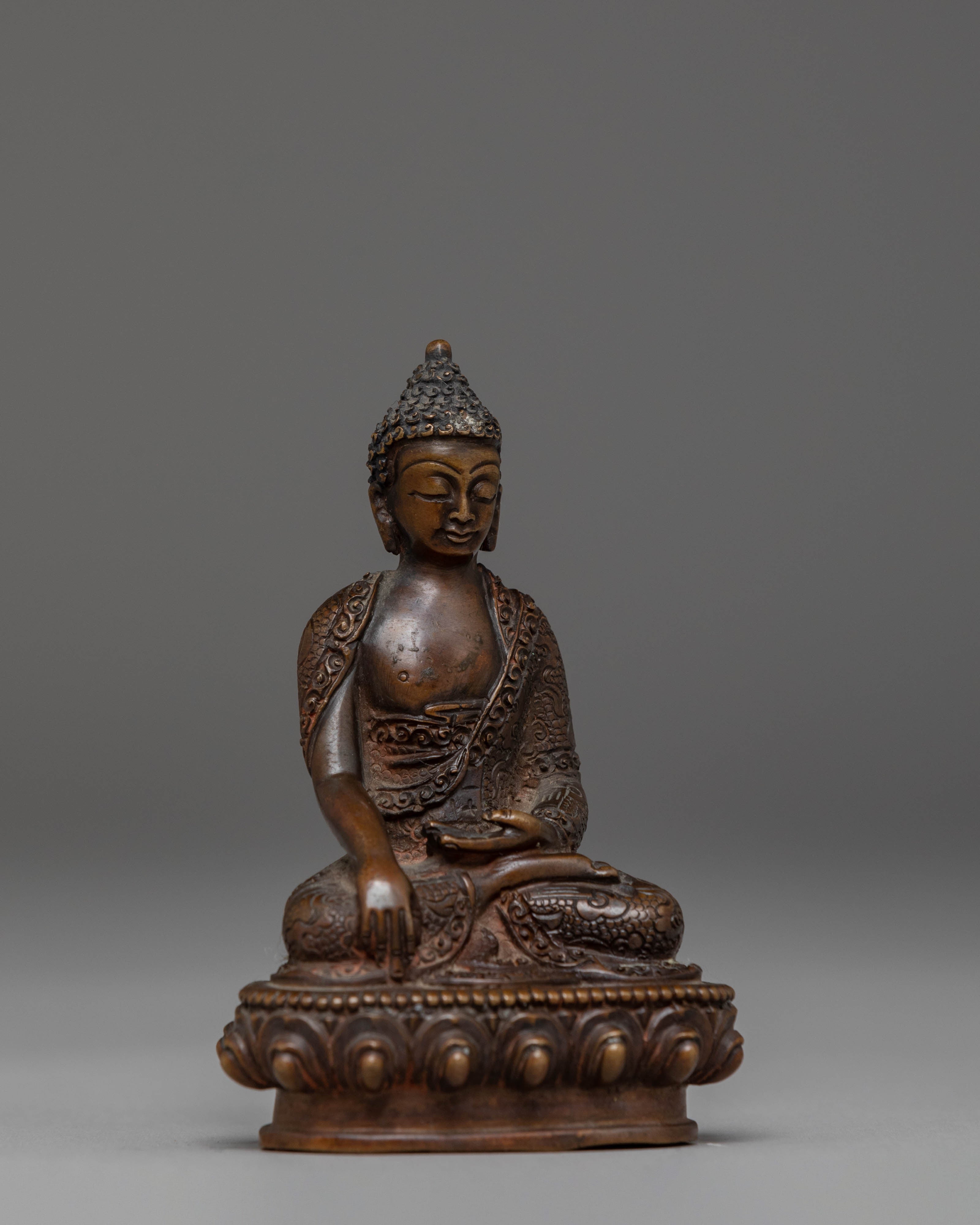 Handmade Buddha Shakyamuni Statue for Decor | Buddhist Sacred Art