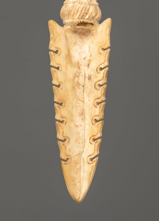 Ethically Sourced Buffalo Bone Handcarved Phurba | Tantric Ritual Tool