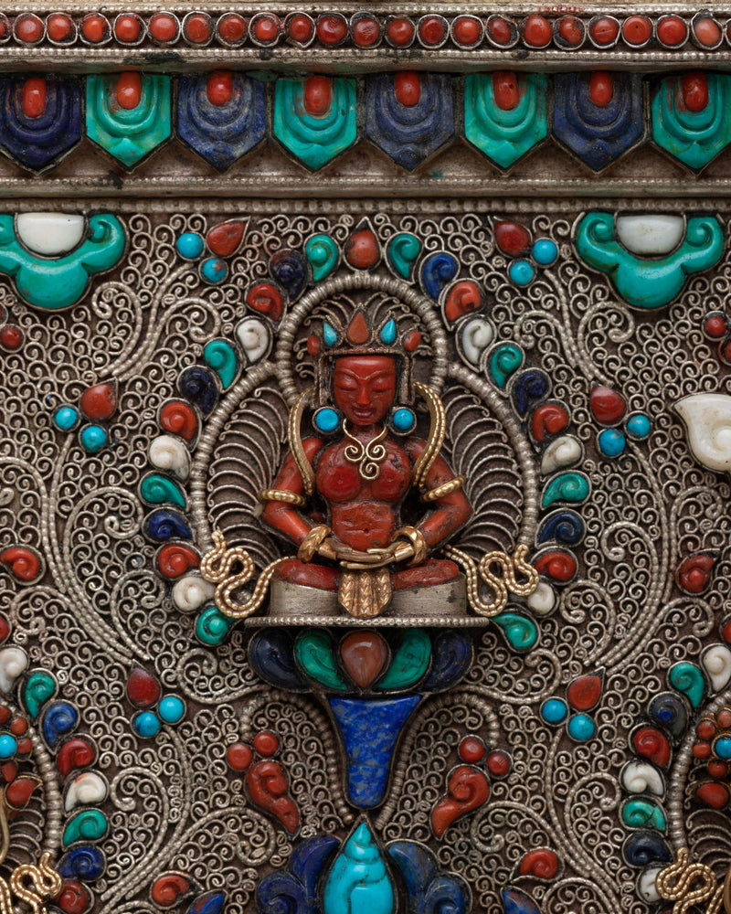 Green Tara Metal Artwork Wall Hanging | Decorate Your Home with Spiritual Beauty