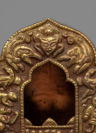 Precious Buddhist Ghau Box | Buddhist Amulet Treasure Box for Shrines