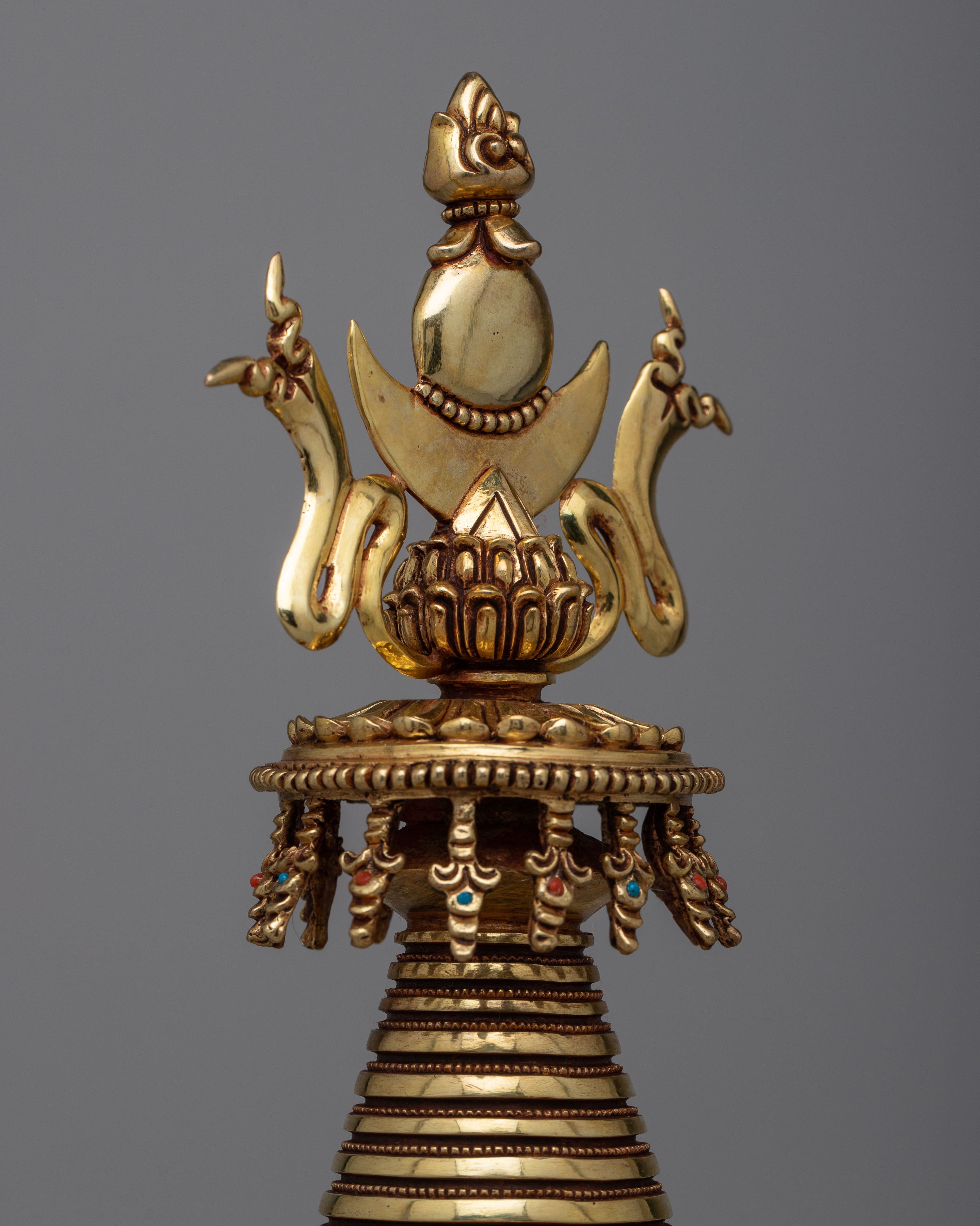 Tibetan Style Kadampa Chaitya Stupa | Symbol of Enlightenment and Spiritual Connection