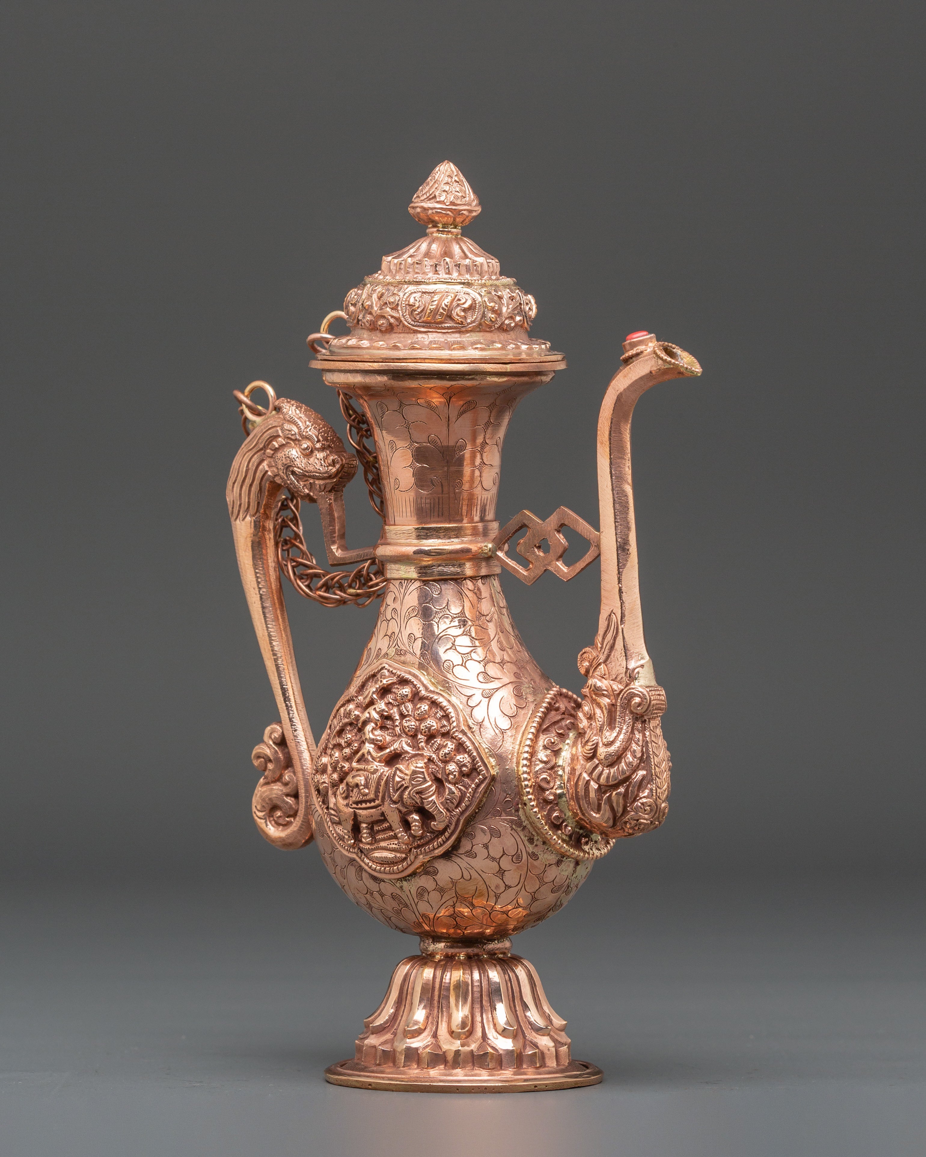 Handmade Copper Bhumba | Tibetan Buddhist Ritual Vase