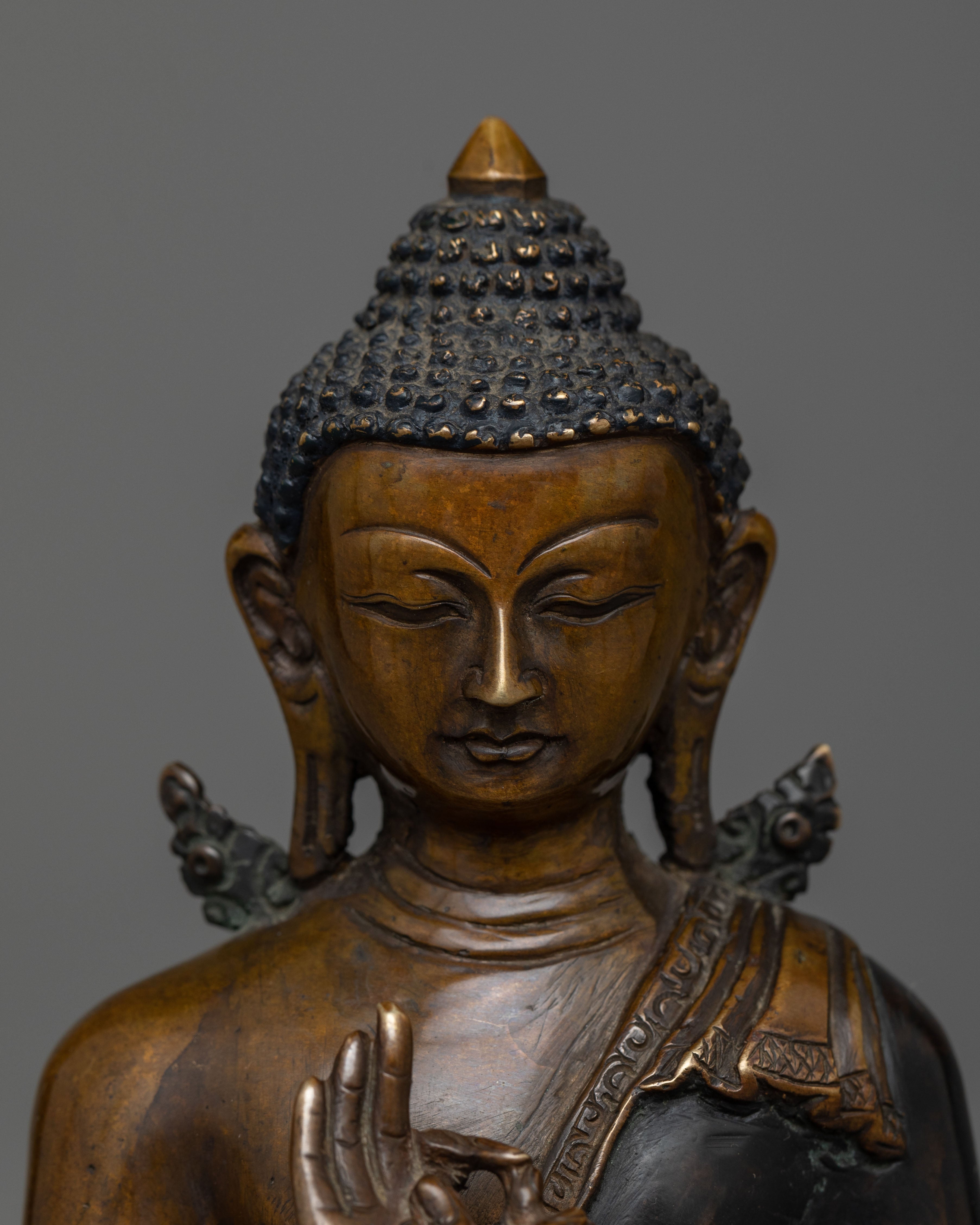 Copper Vairocana Buddha Statue | Elevating Sacred Spaces with Graceful Presence