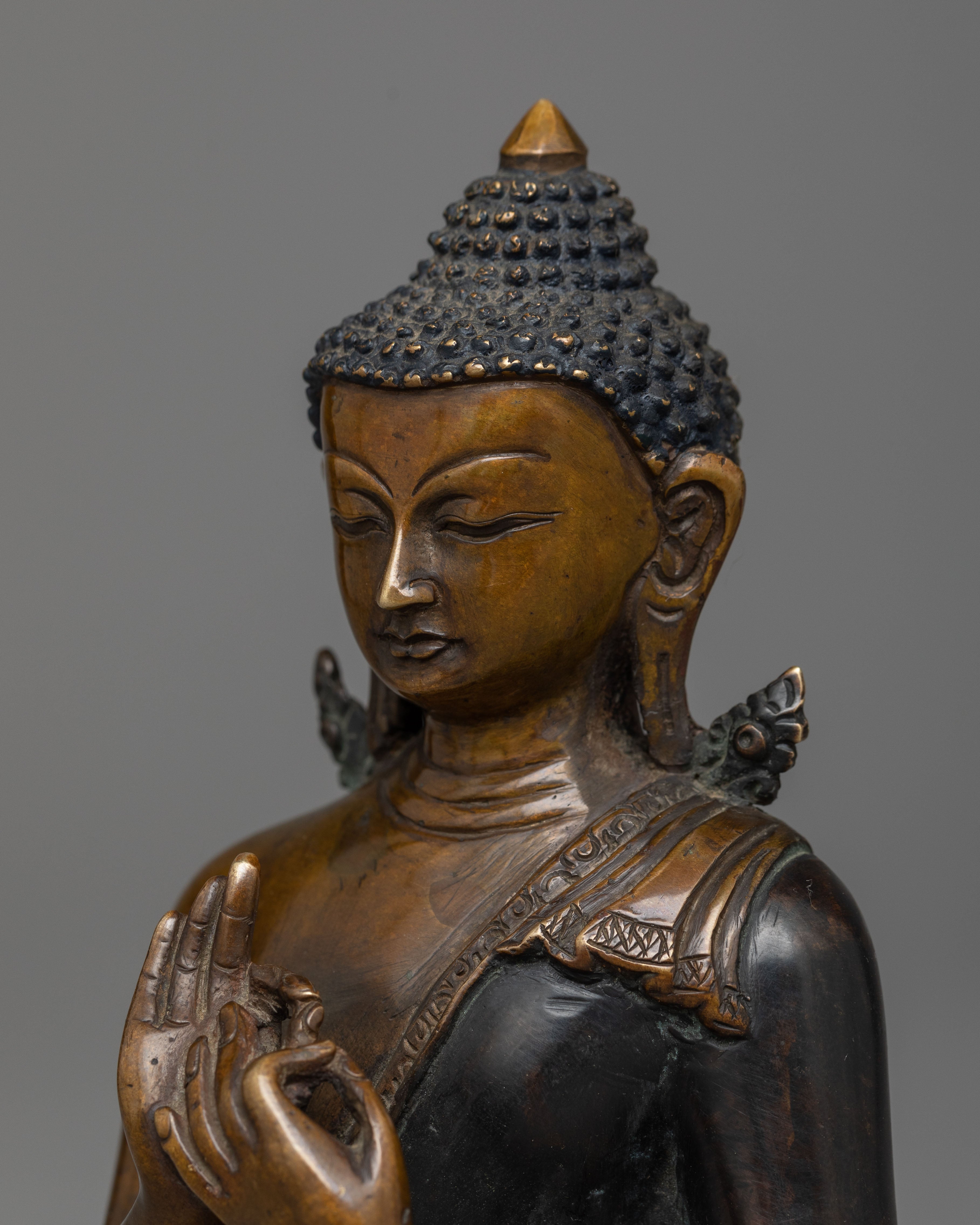 Copper Vairocana Buddha Statue | Elevating Sacred Spaces with Graceful Presence