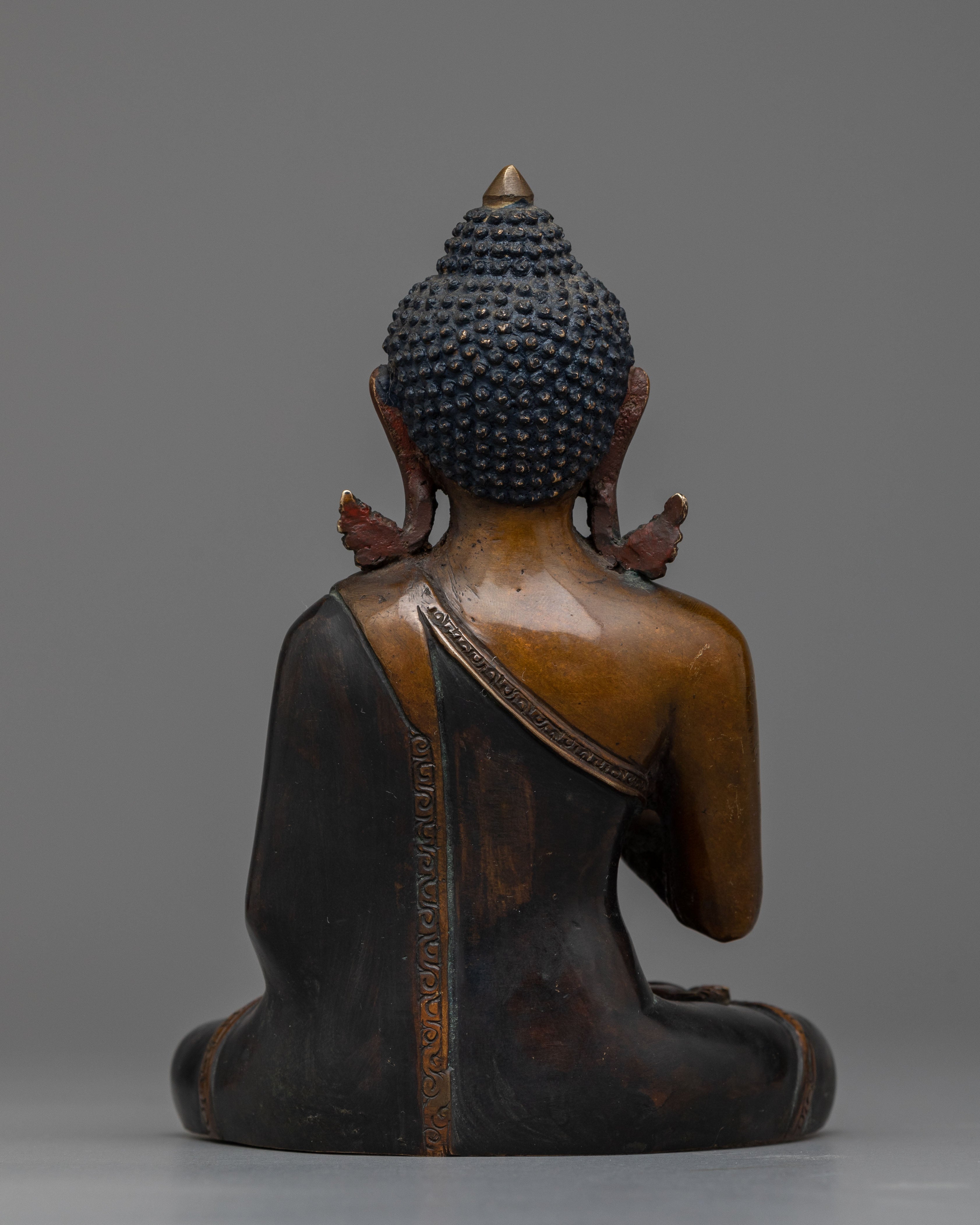 Copper Vairocana Buddha Statue | Elevating Sacred Spaces with Graceful Presence