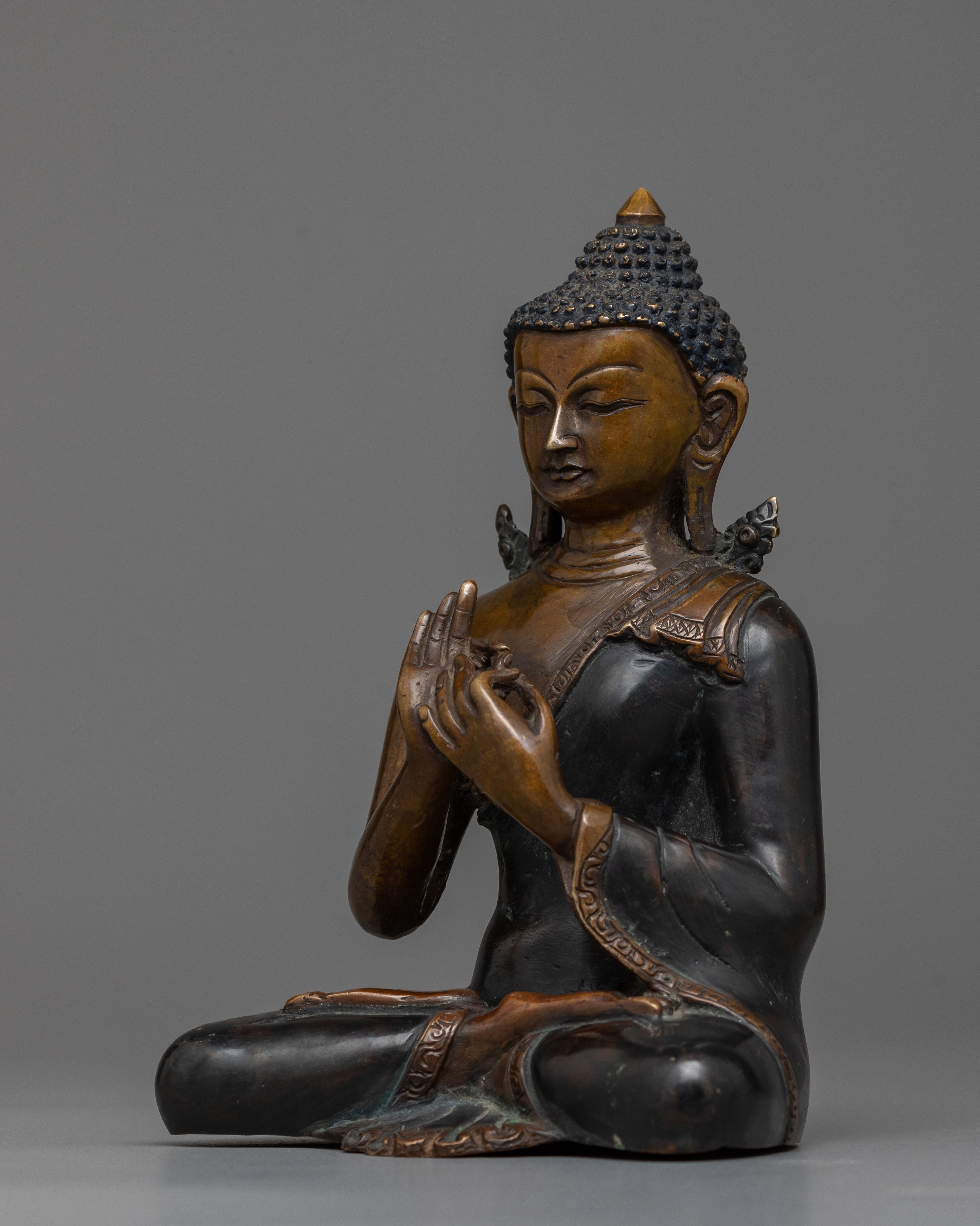Copper Vairocana Buddha Statue | Elevating Sacred Spaces with Graceful Presence
