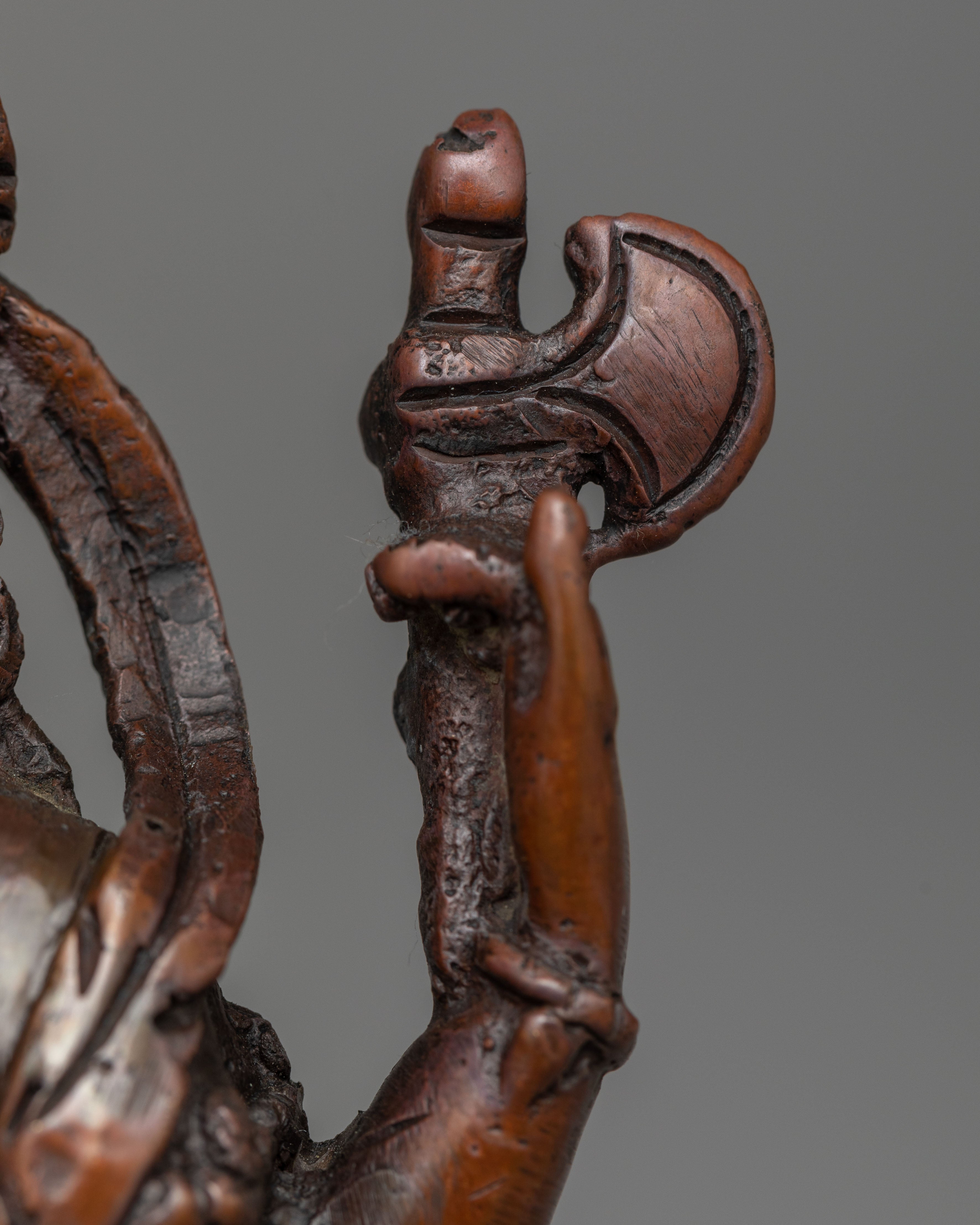 Ganesh Oxidized Copper Statue | Infusing Sacred Spaces with Blessings and Spiritual Protection