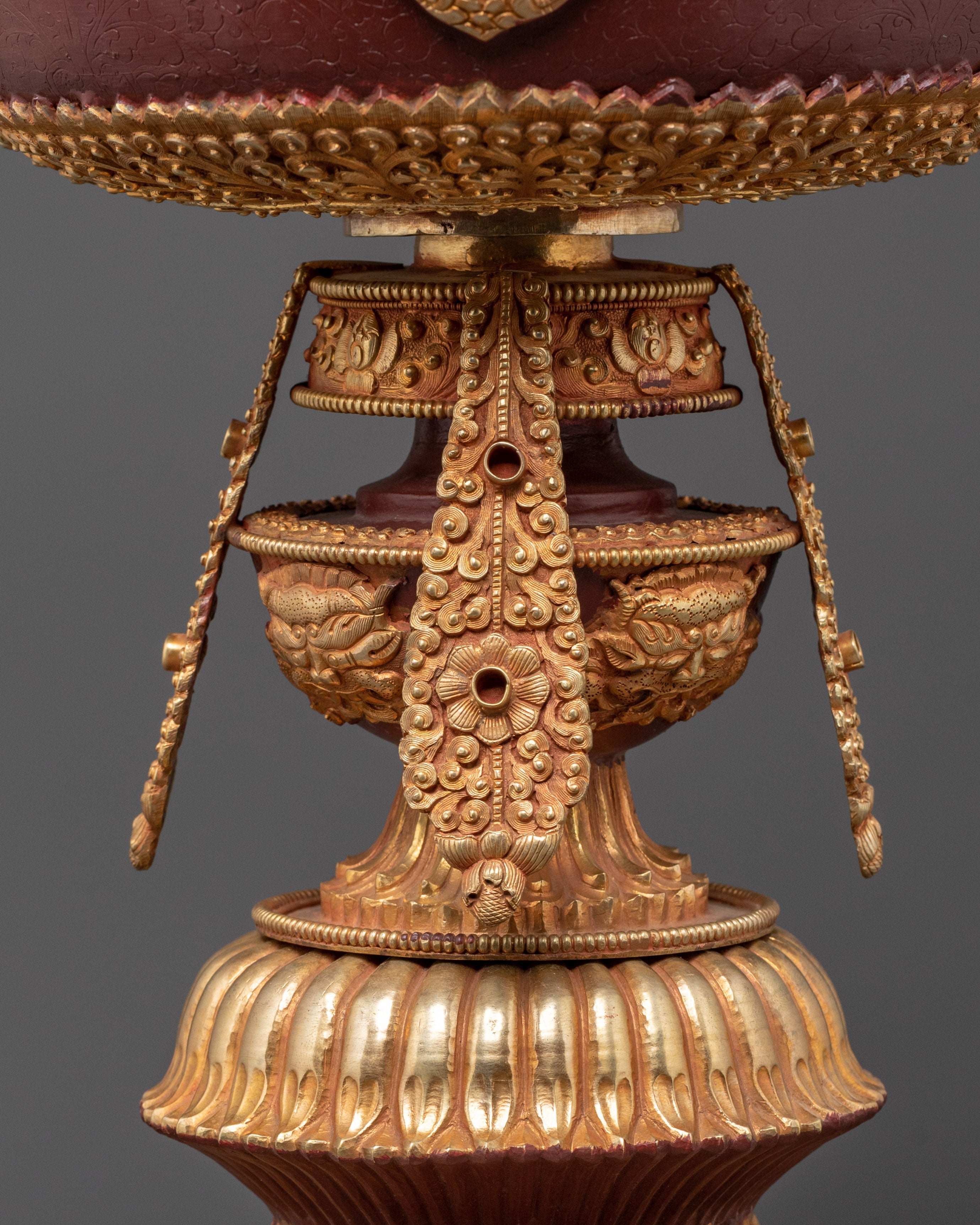 Handcrafted Tibetan Butter Lamp | Traditional Ritual Lamp
