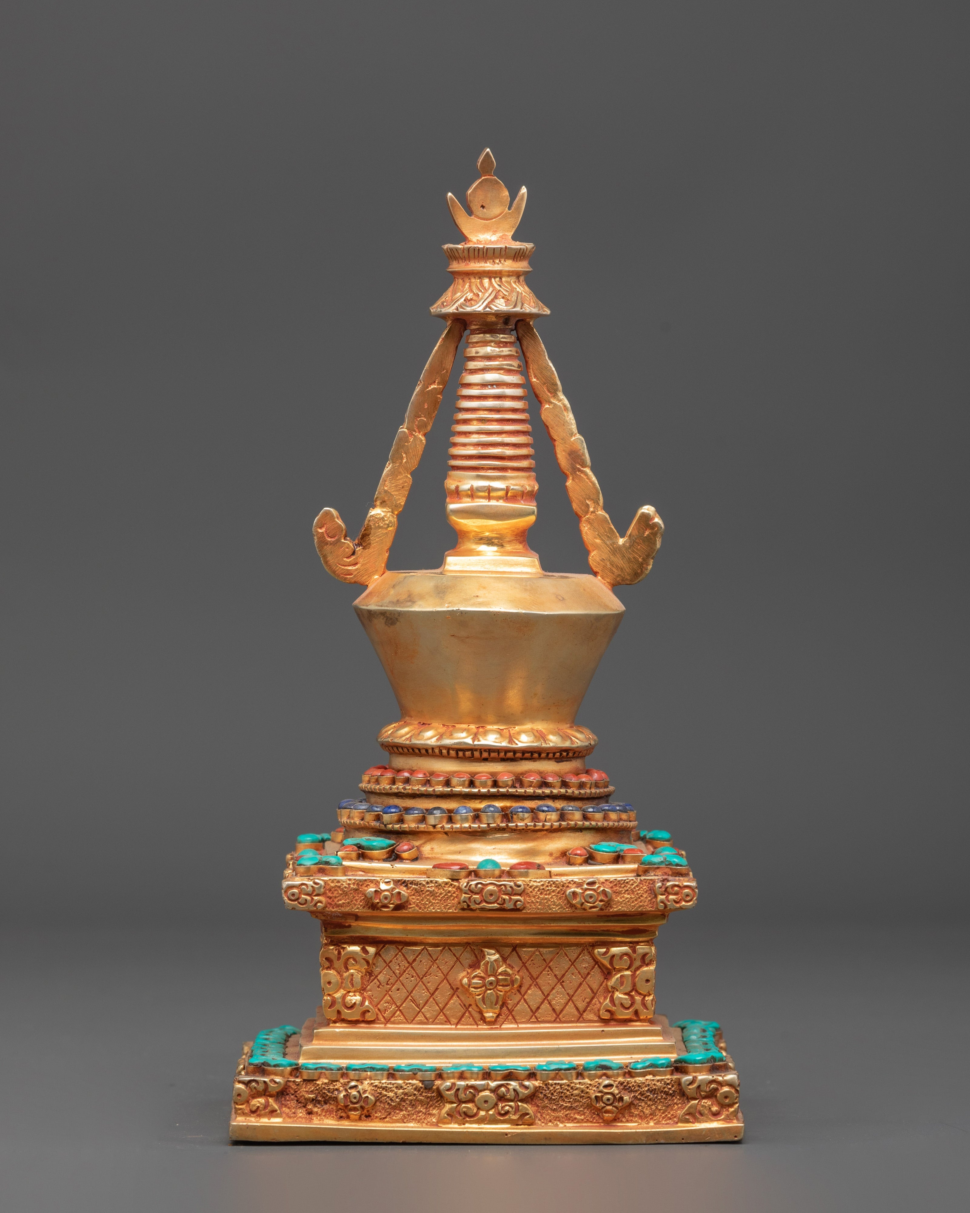 Golden Stupa for Ceremonies | Path to Enlightenment