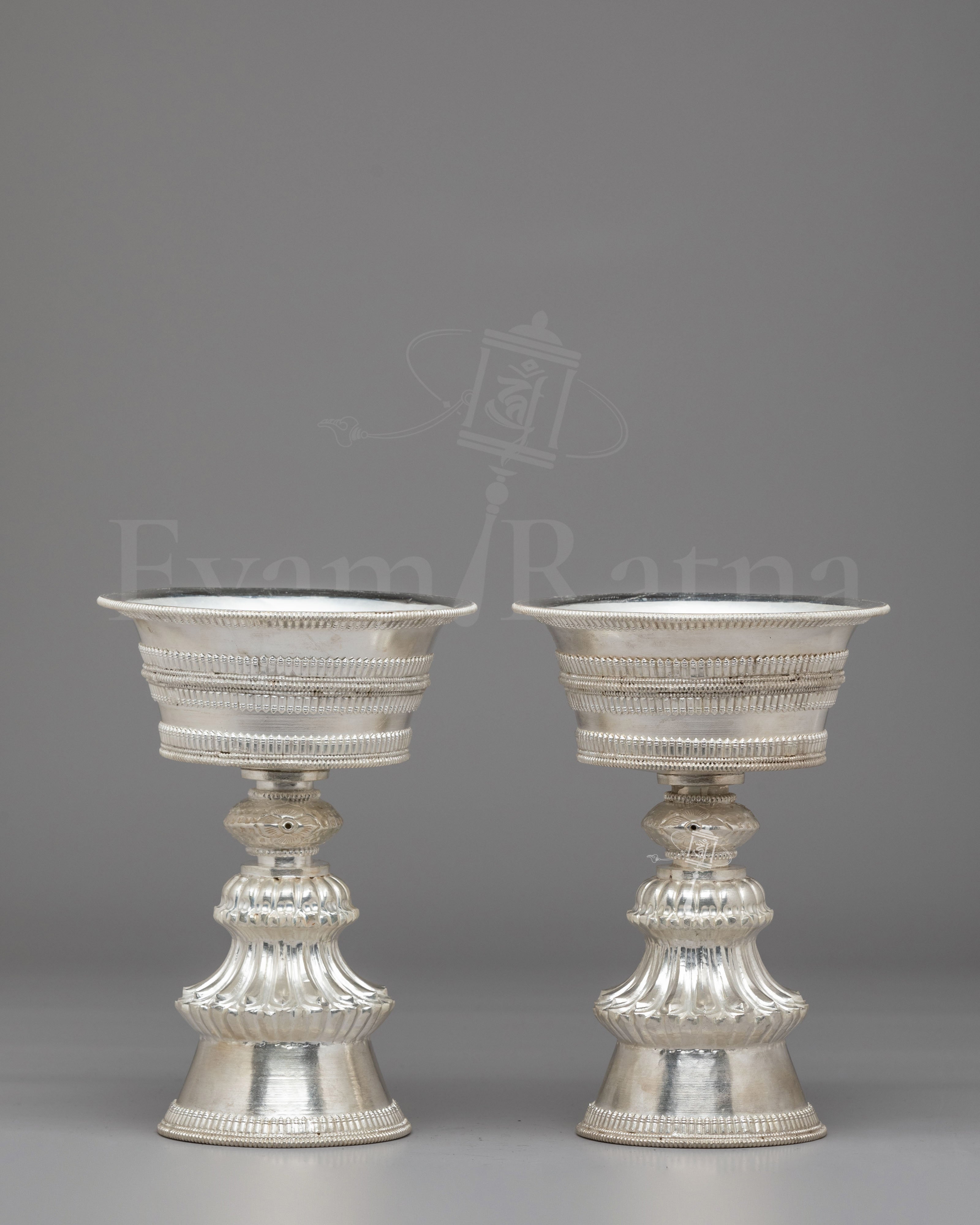 Sacred Buddhist Butter Lamp Set 