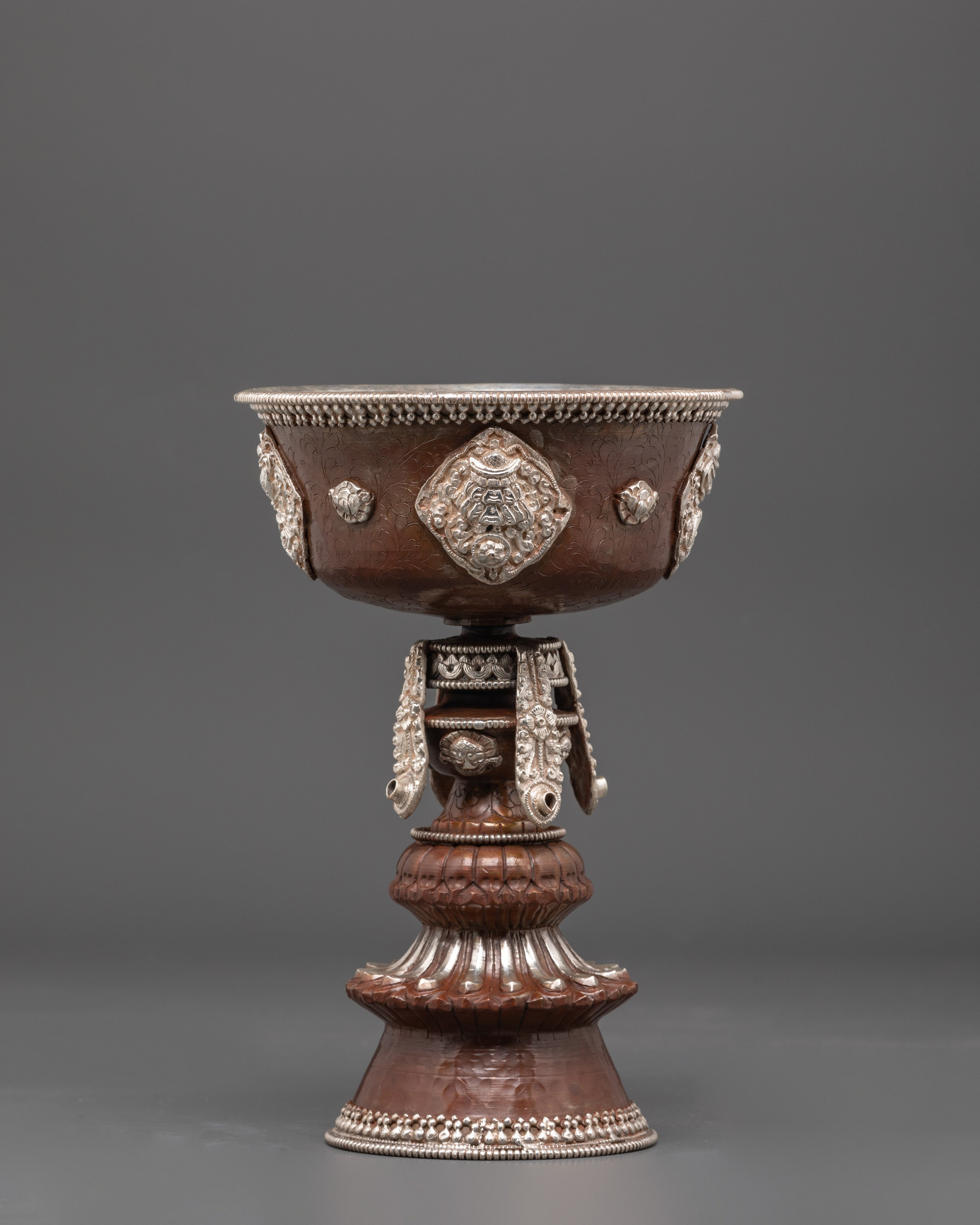 Tibetan Butter Lamp for Rituals, Meditation and Sacred Offerings