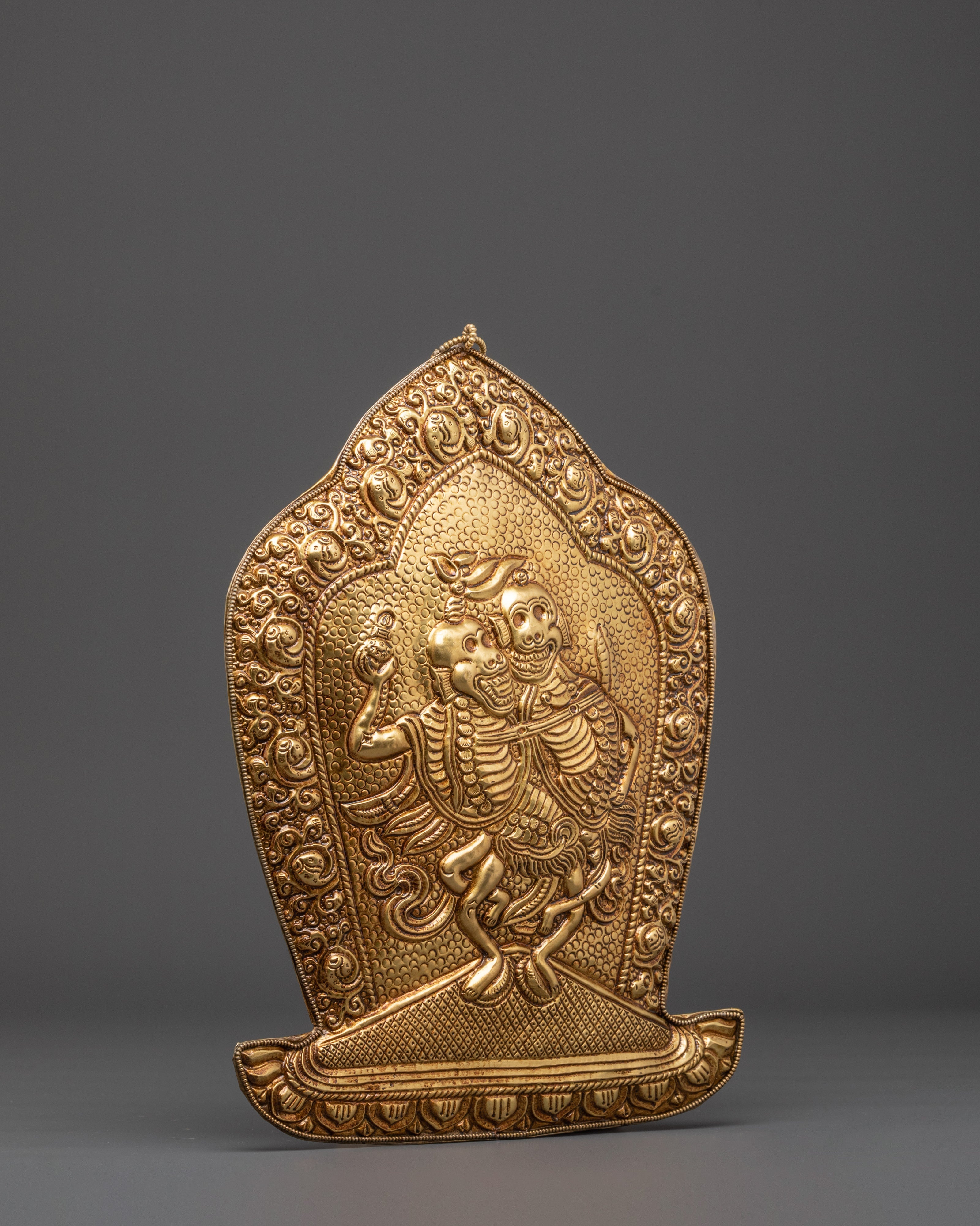Skeleton Deity Chitipati Wall Hanging | The Lord of the Cremation Grounds