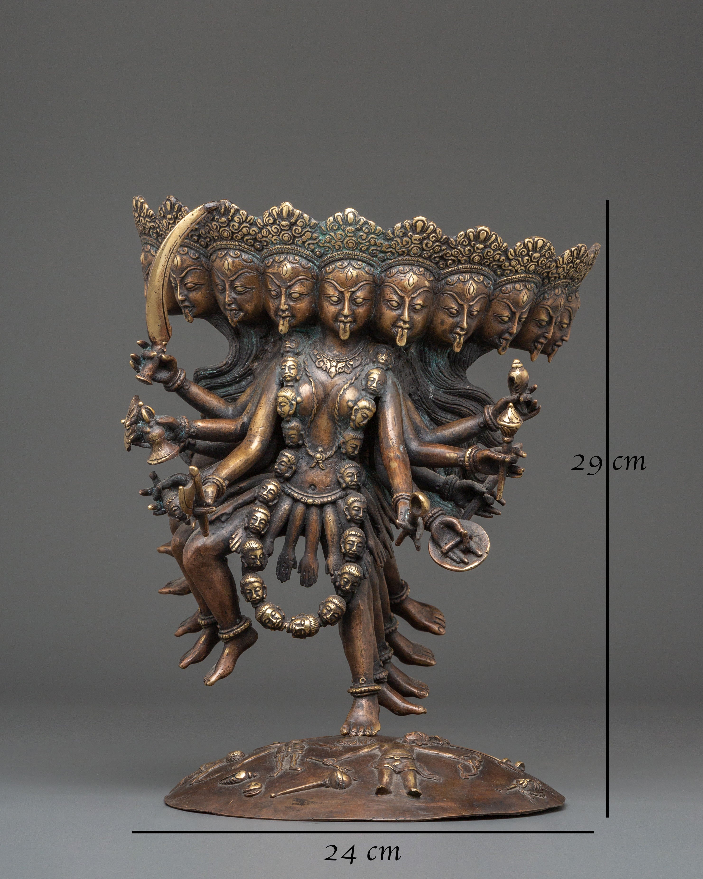 Mahakali Hindu Goddess Statue | Idol for Spiritual Power and Protection