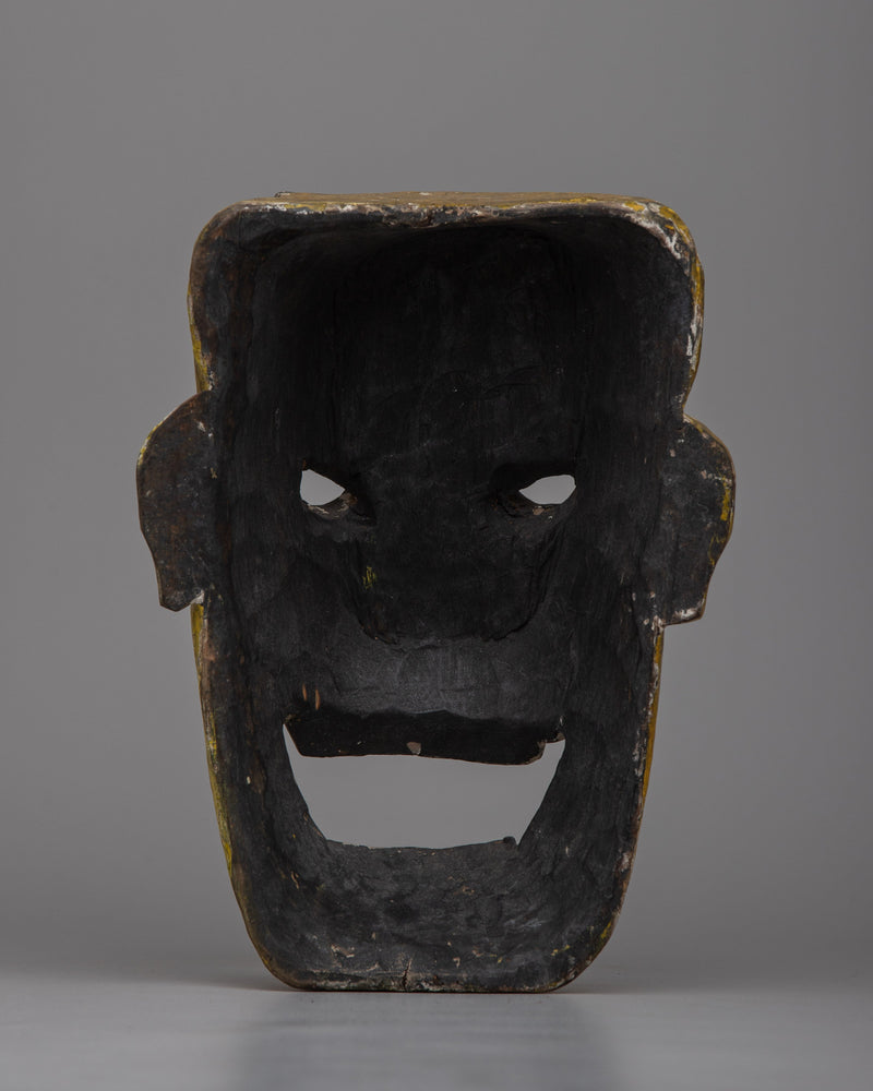 Laughing Wooden Mask | Vintage Art to Bring Joy to Your Home