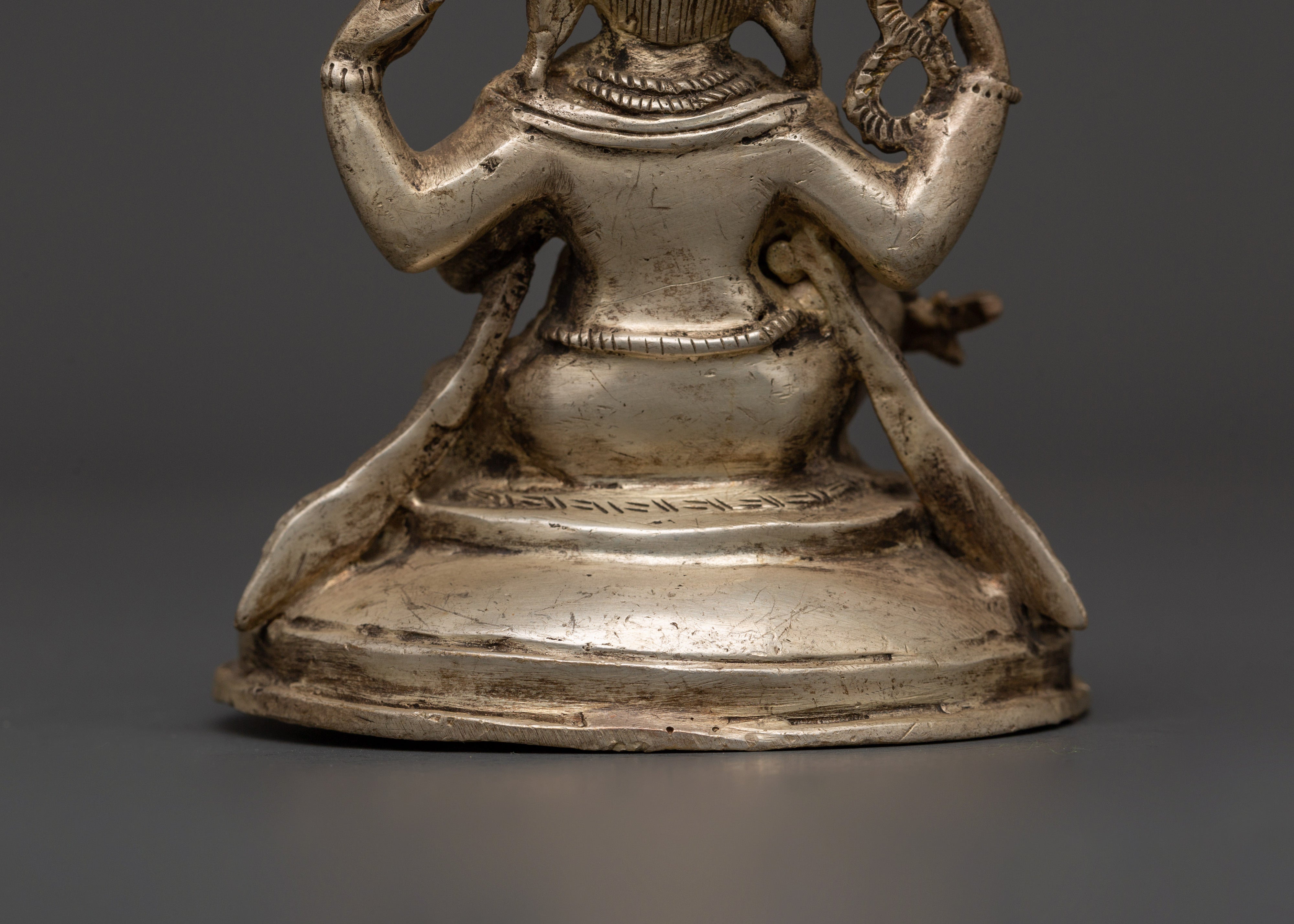 Silver-Plated Ganesh Statue - Spiritual Prosperity Blessings