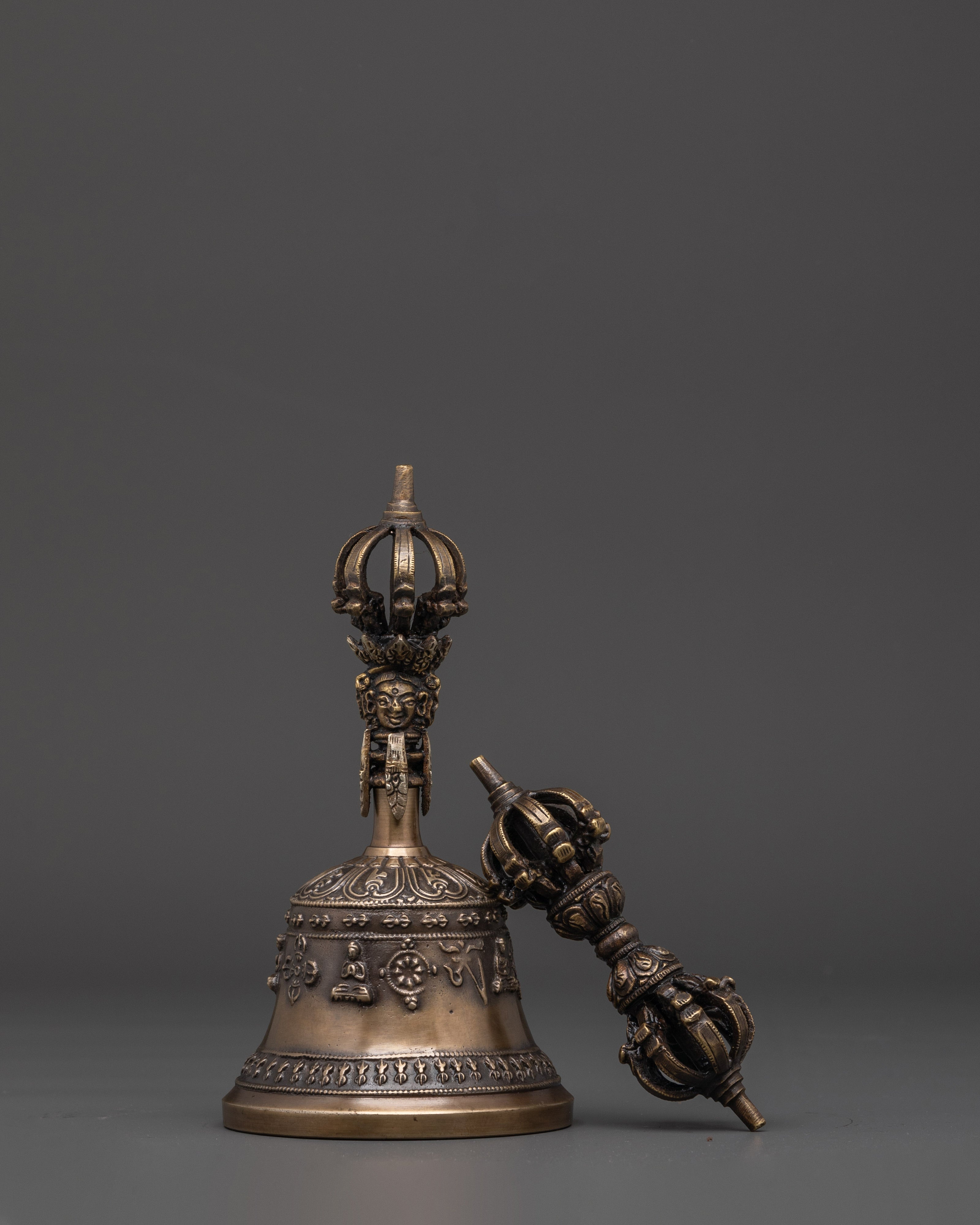 Vajra And Bell With Cover | Tools For Altar And Meditation