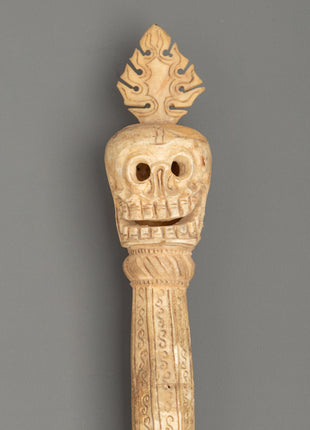 Ethically Sourced Buffalo Bone Handcarved Phurba | Tantric Ritual Tool