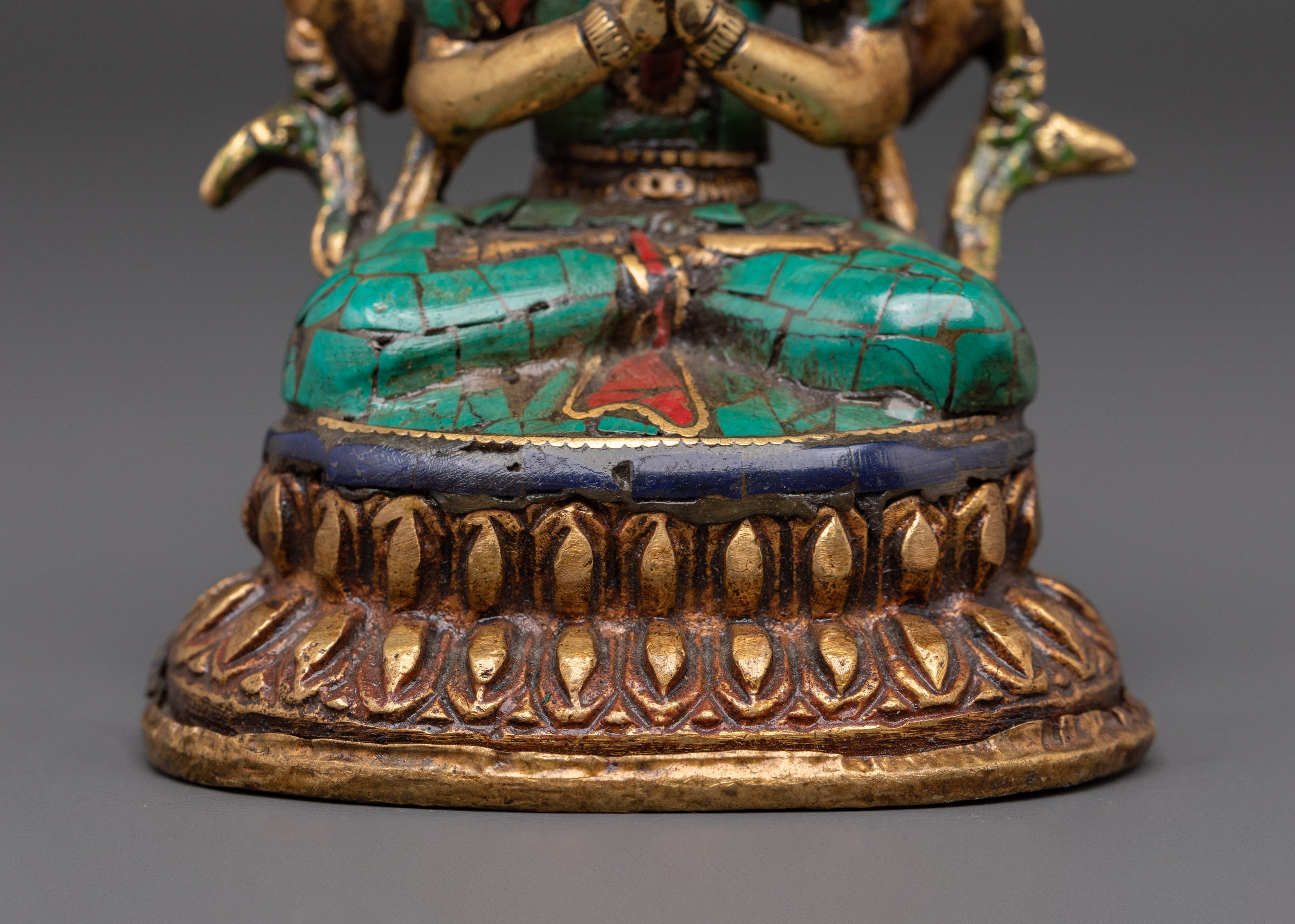 Handcrafted Tibetan Chenrezig Deity | Symbol of Compassion, Healing & Protection