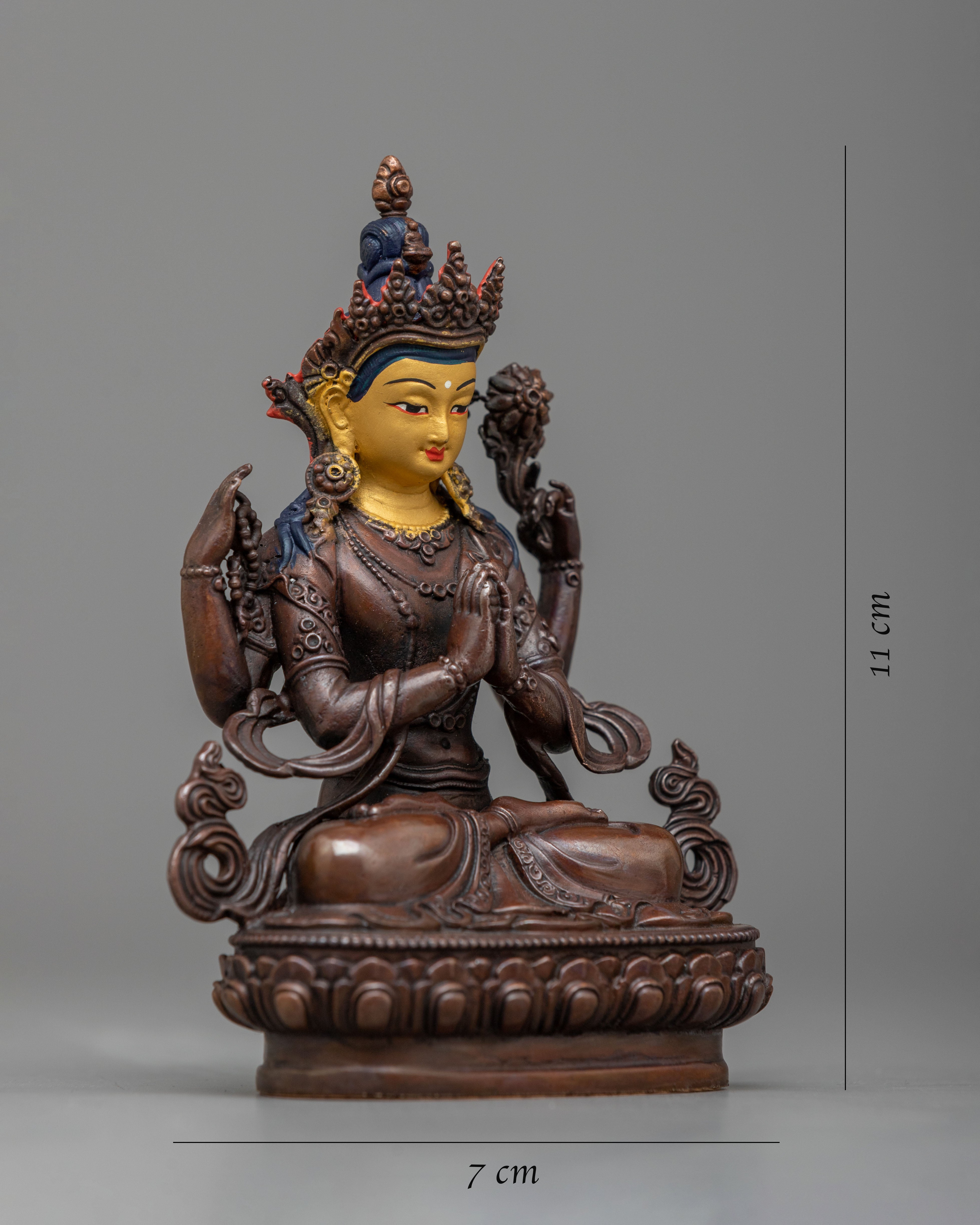 Seven Bodhisattvas Set | Machine-Made Marvels of Spiritual Grace and Enlightenment
