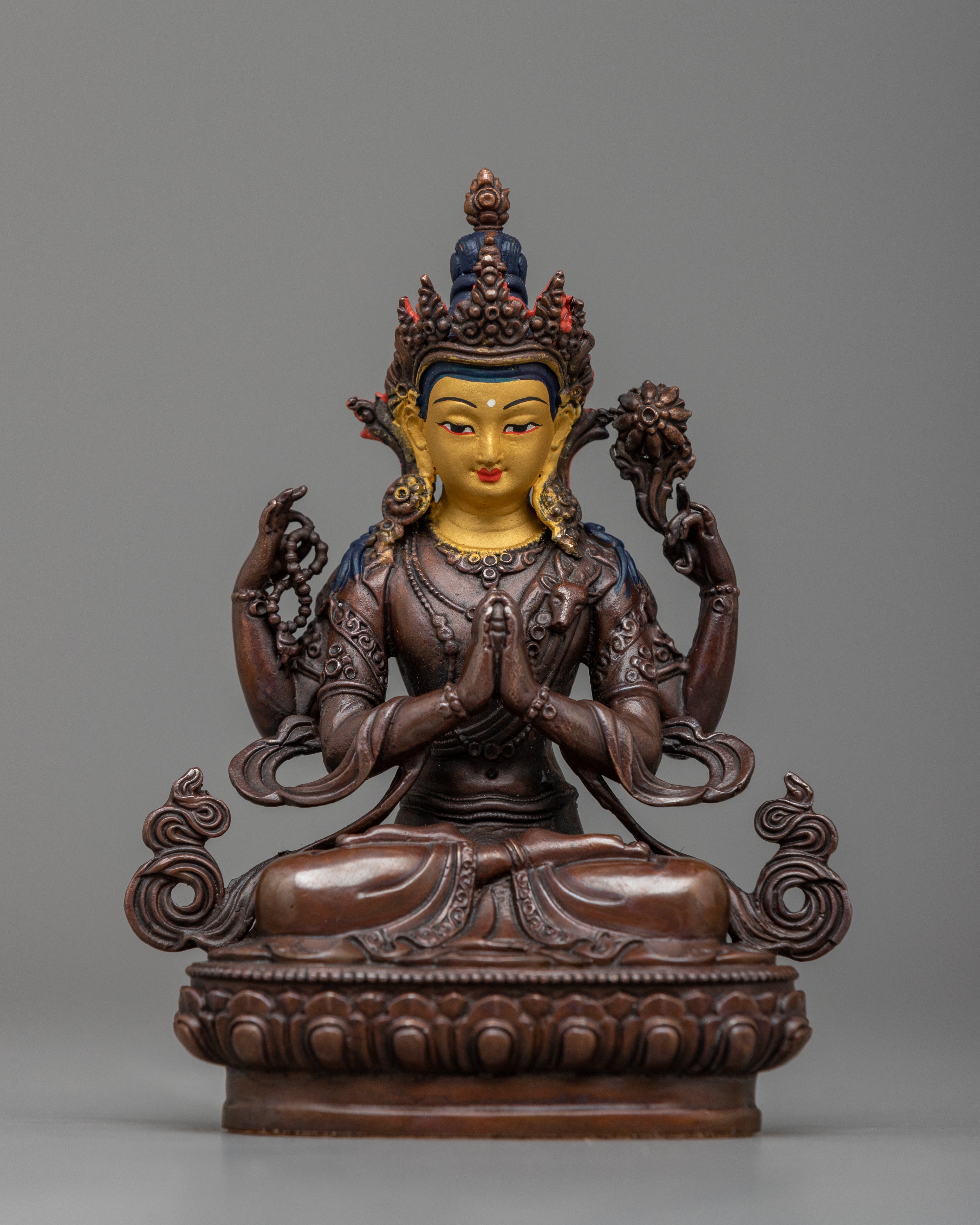 Seven Bodhisattvas Set | Machine-Made Marvels of Spiritual Grace and Enlightenment