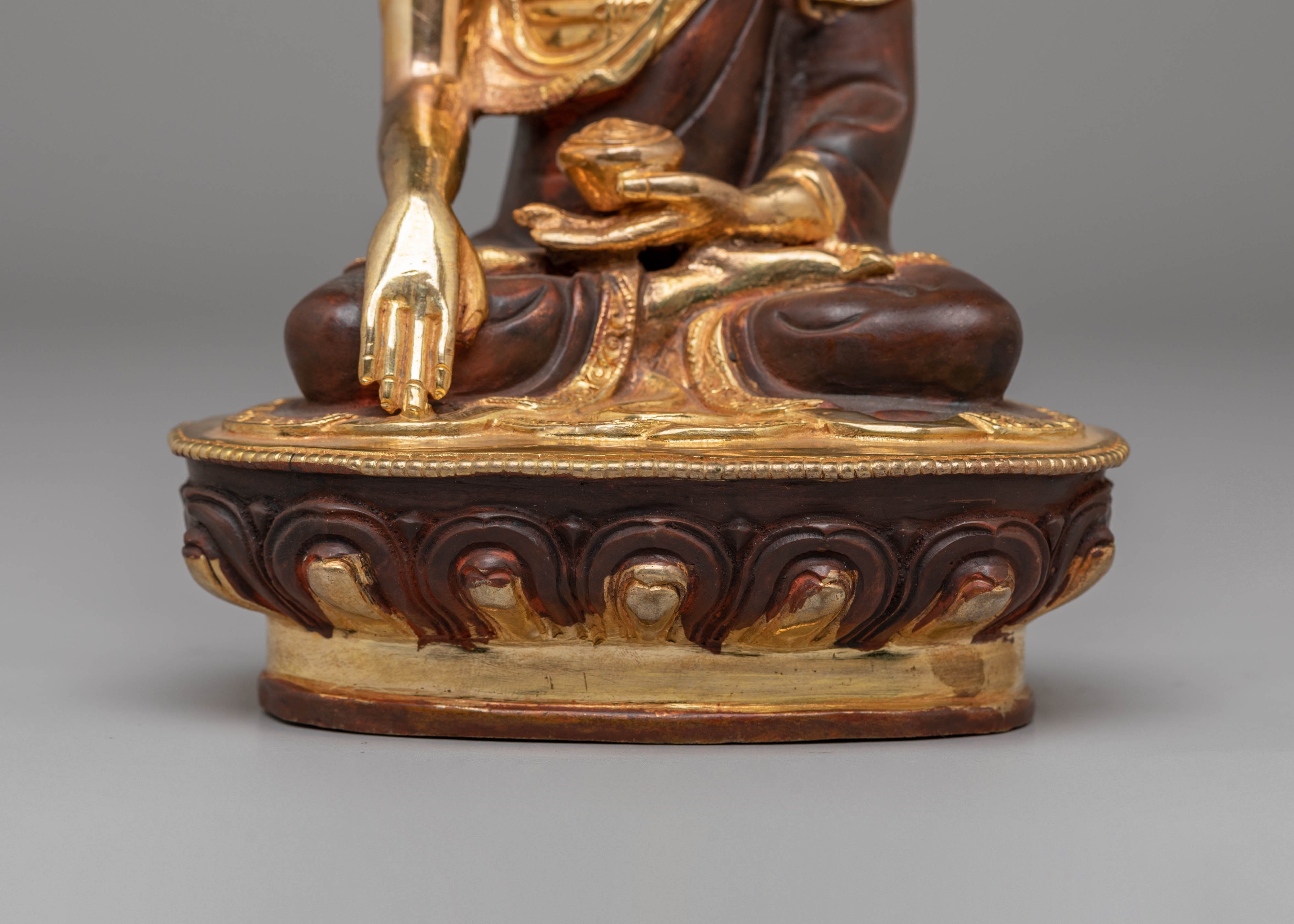 Buddha Shakyamuni Copper Statue | Handmade Tibetan Art