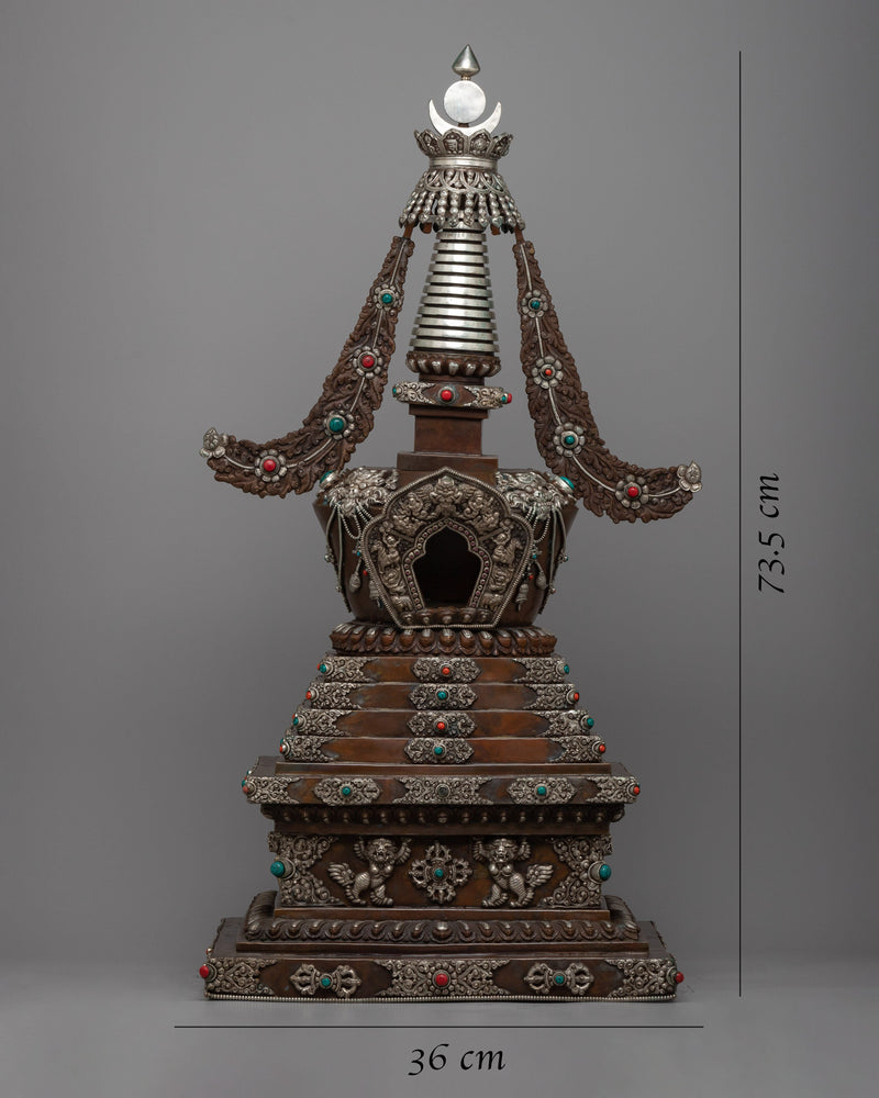 Buddhist Relic Shrine Stupa | Revered Monument of Spiritual Devotion