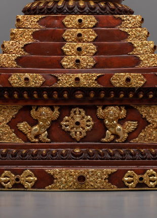 Stupa of Enlightenment | Copper Stupa for Divine Radiance and Spiritual Significance