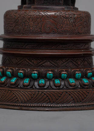 Home Decor Copper Stupa | Elevate Your Space with Spiritual Elegance