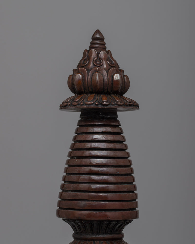 Home Decor Copper Stupa | Elevate Your Space with Spiritual Elegance