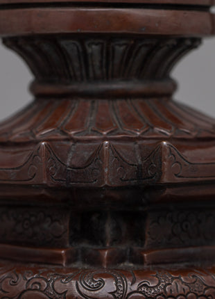 Home Decor Copper Stupa | Elevate Your Space with Spiritual Elegance