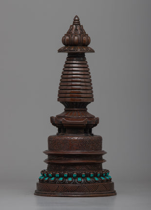 Home Decor Copper Stupa | Elevate Your Space with Spiritual Elegance