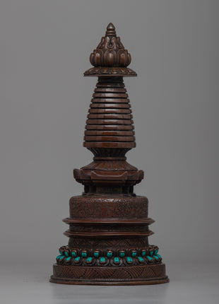 Home Decor Copper Stupa | Elevate Your Space with Spiritual Elegance