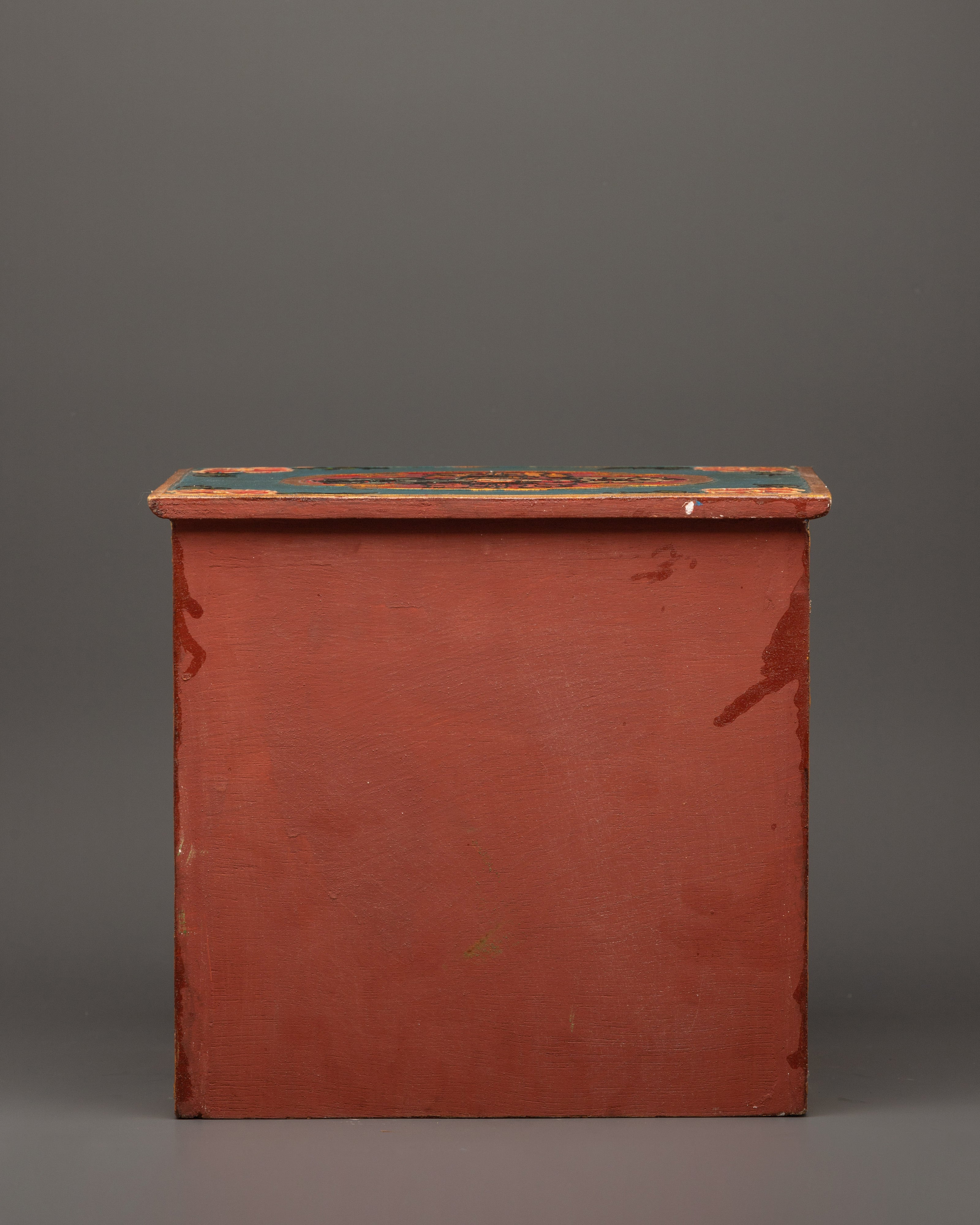 Tibetan Drawer Box | Spiritual and Decorative Accent Piece