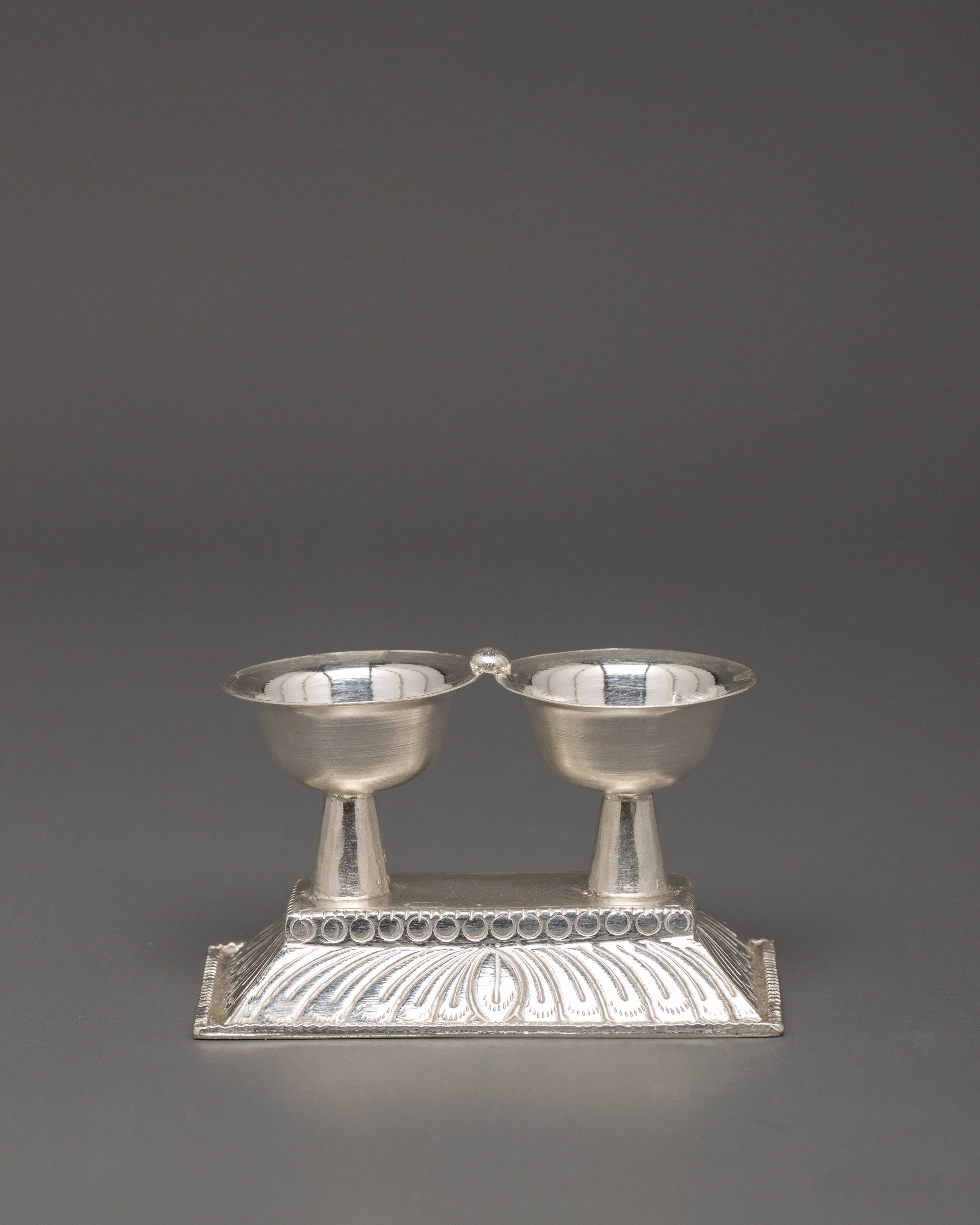 Silver Puja Thali Set | Ideal for Altar or Temple Ceremonies