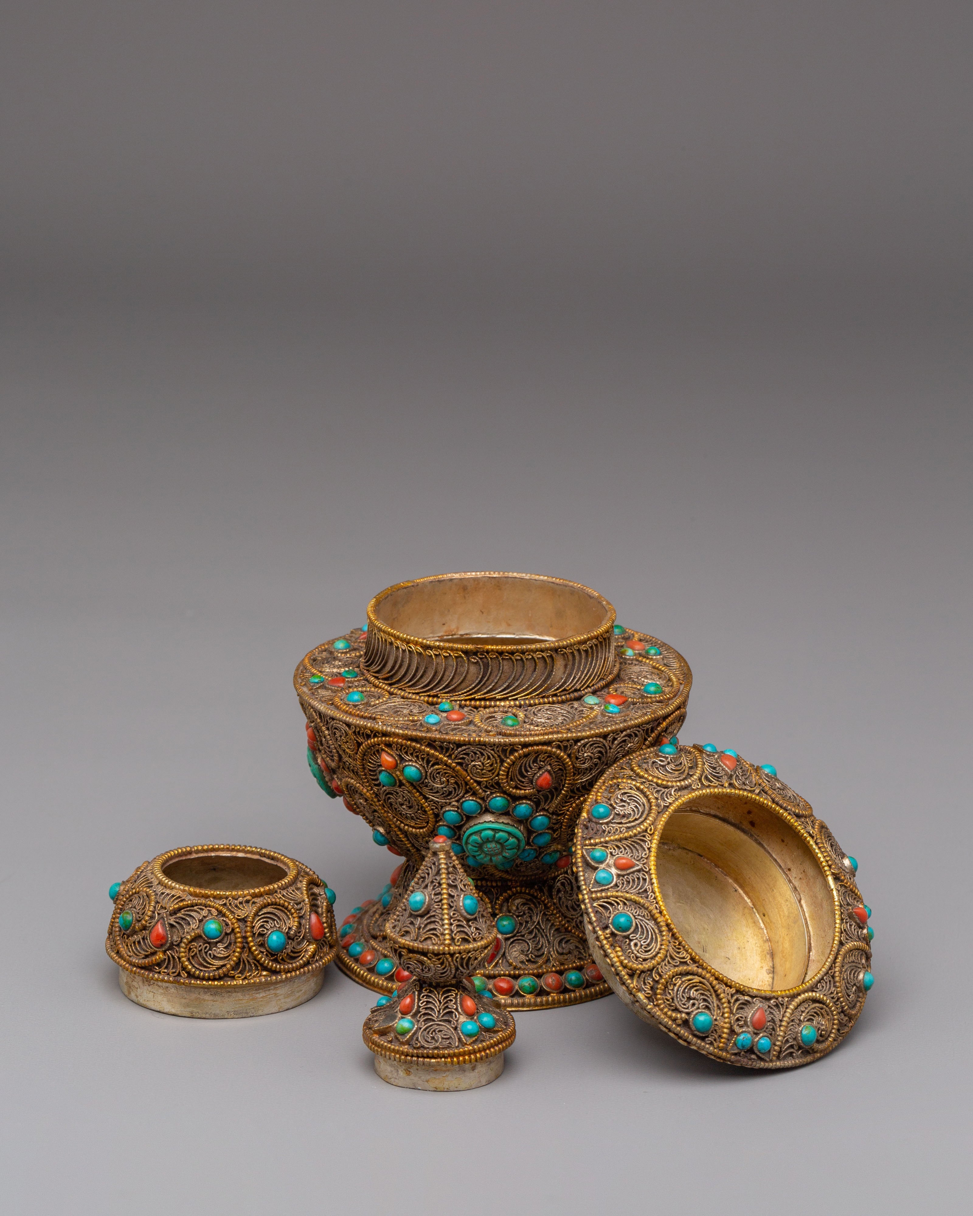 Handcrafted Traditional Rice Pot | Sacred Ritual Offering Vessel