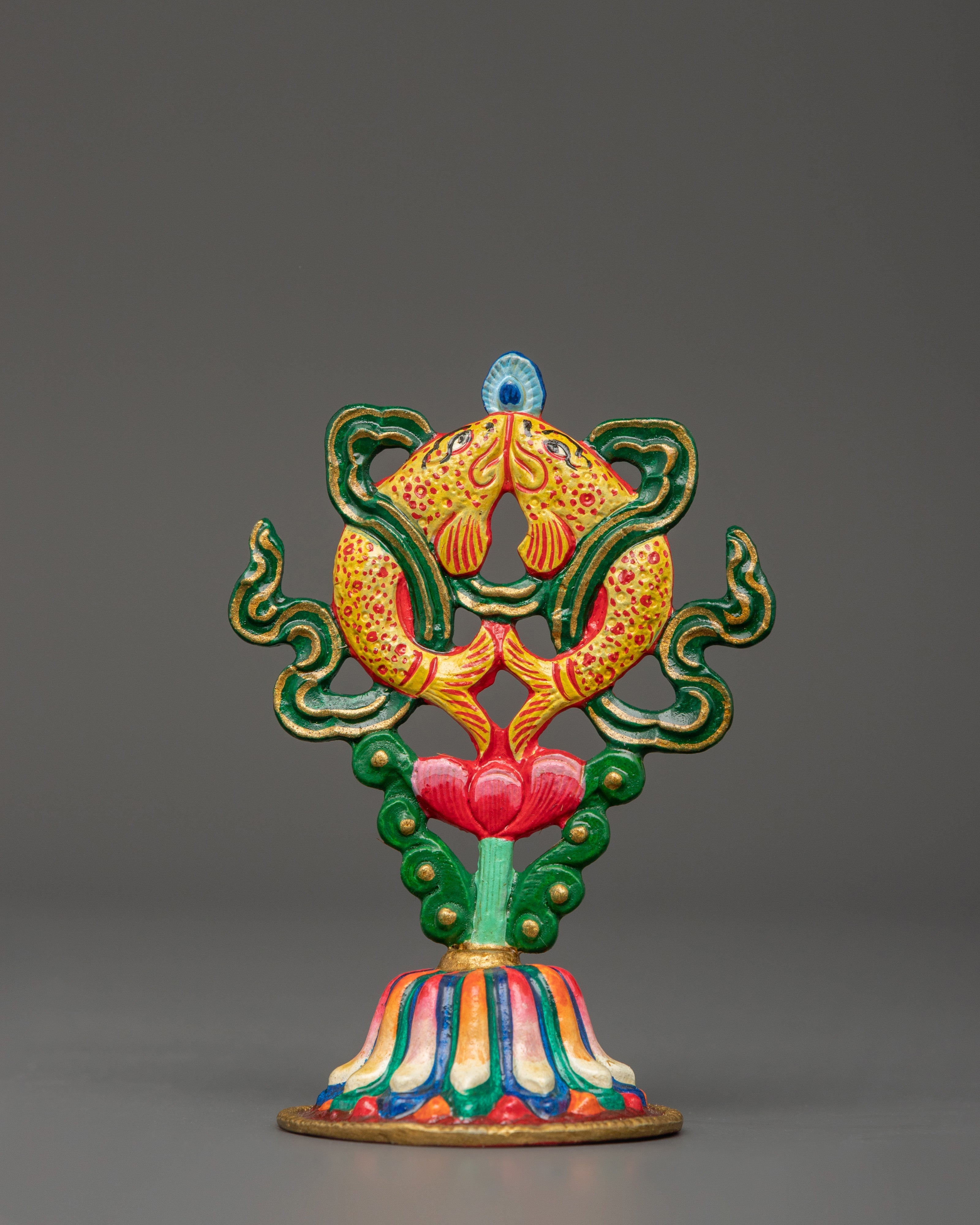 Colorful Buddhist 8 Auspicious Symbols | Buddhist Spiritual Decor
