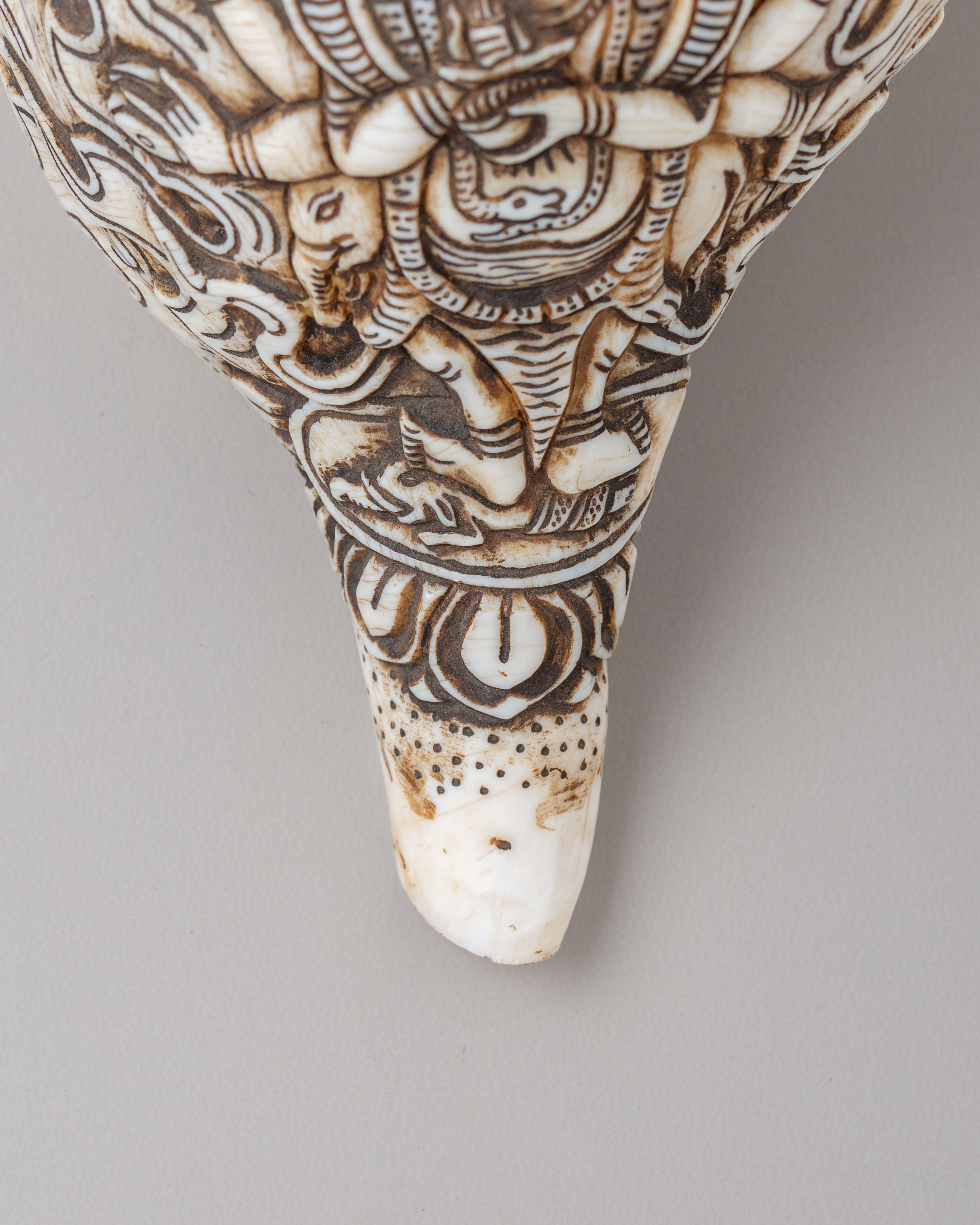 Mahakala Ritual Conch | Sacred Buddhist Ritual Shell