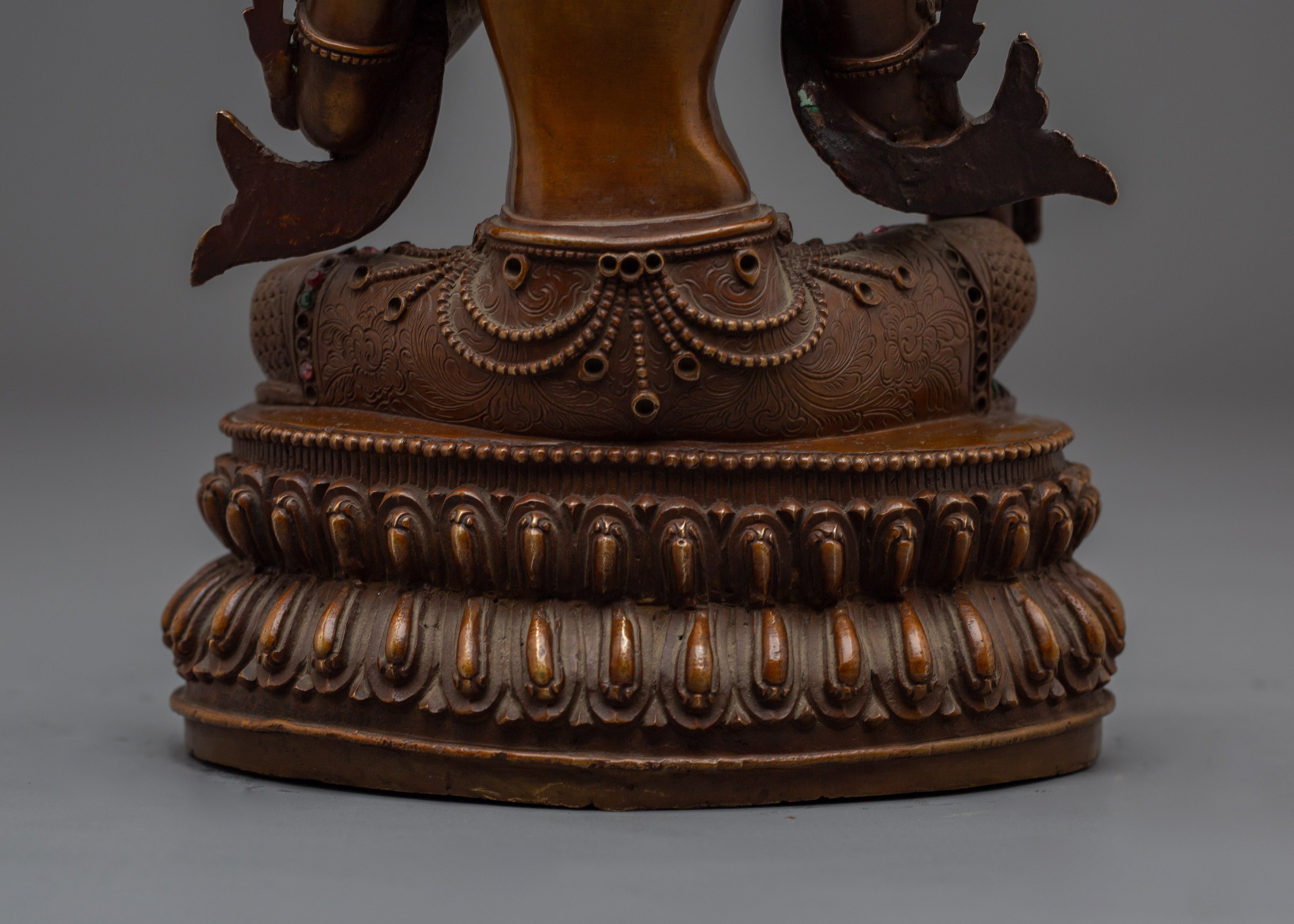 Buddhist Art of Green Tara | Bodhisattva of Compassion