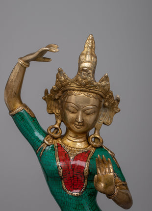 Standing Maya Devi Statue | Radiating Serenity & Spiritual Presence in Your Space