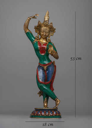 Standing Maya Devi Statue | Radiating Serenity & Spiritual Presence in Your Space