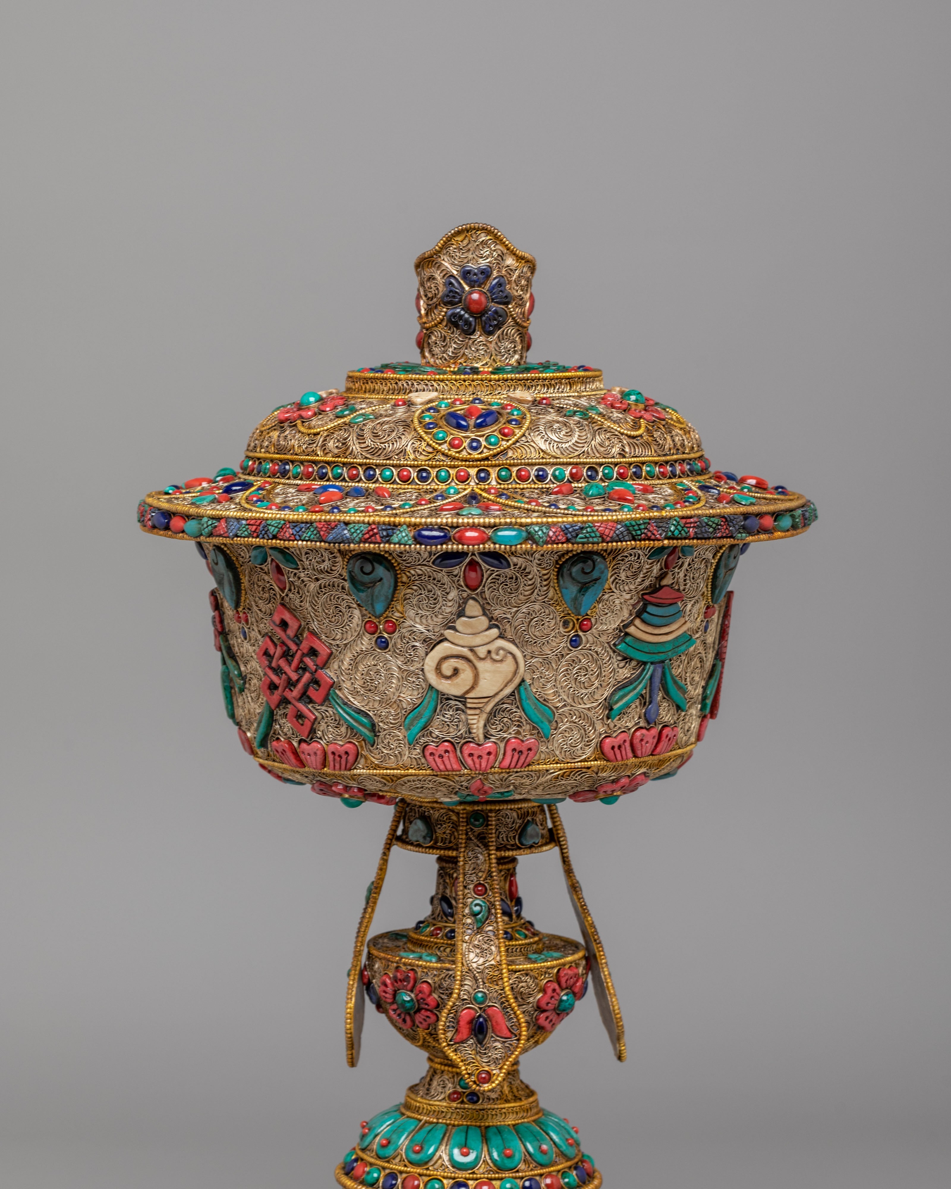 Vajrayana Ritual Butter Lamp | Sacred Symbol of Light and Wisdom
