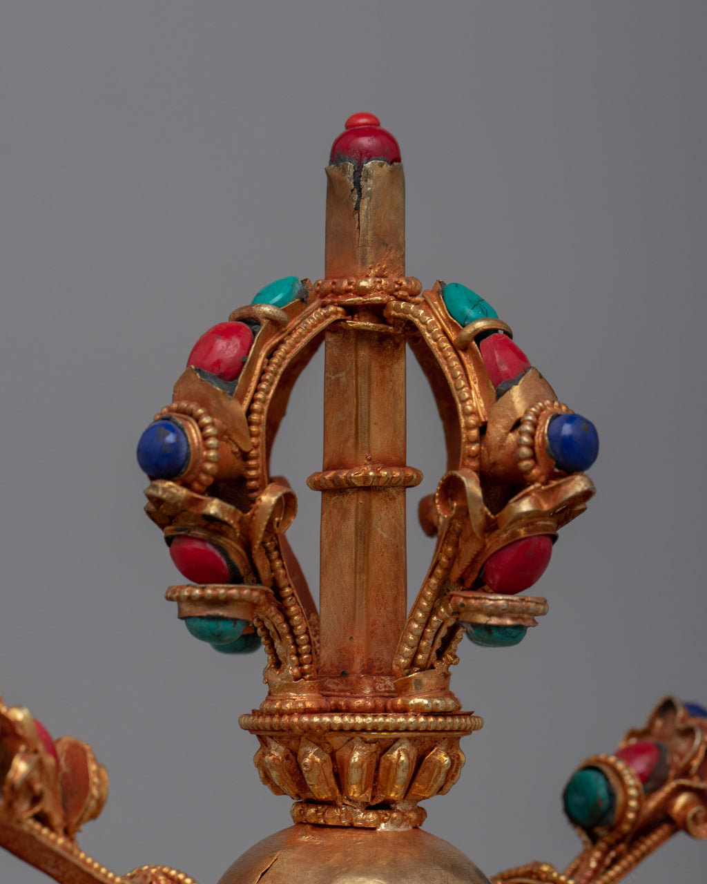 Doublevajra Pattern Double Vajra Bell | Bring Sacredness to Your Rituals and Offerings