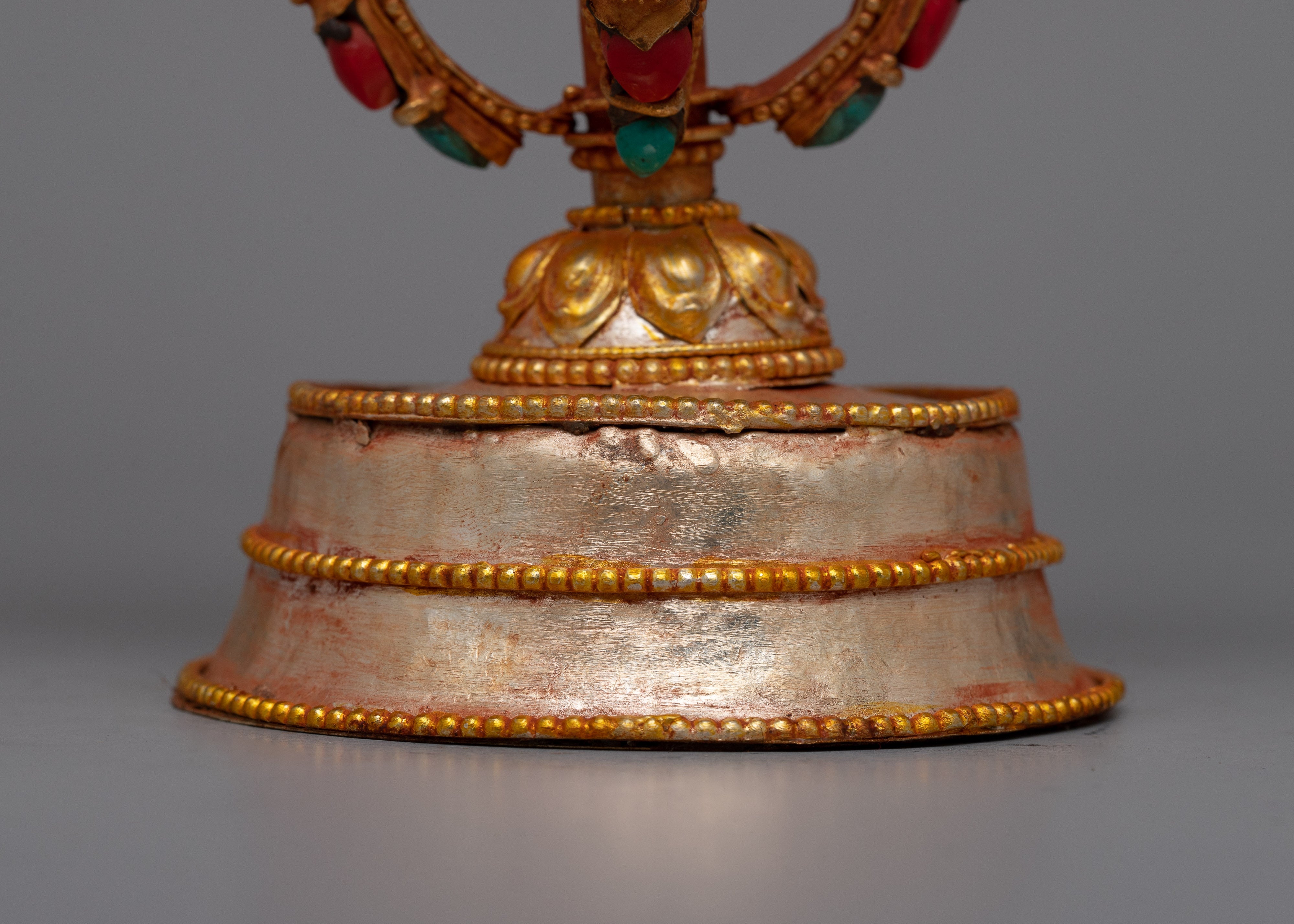 Double-Vajra with Stand |  Your Spiritual Practice and Offerings with Divine Symbolism