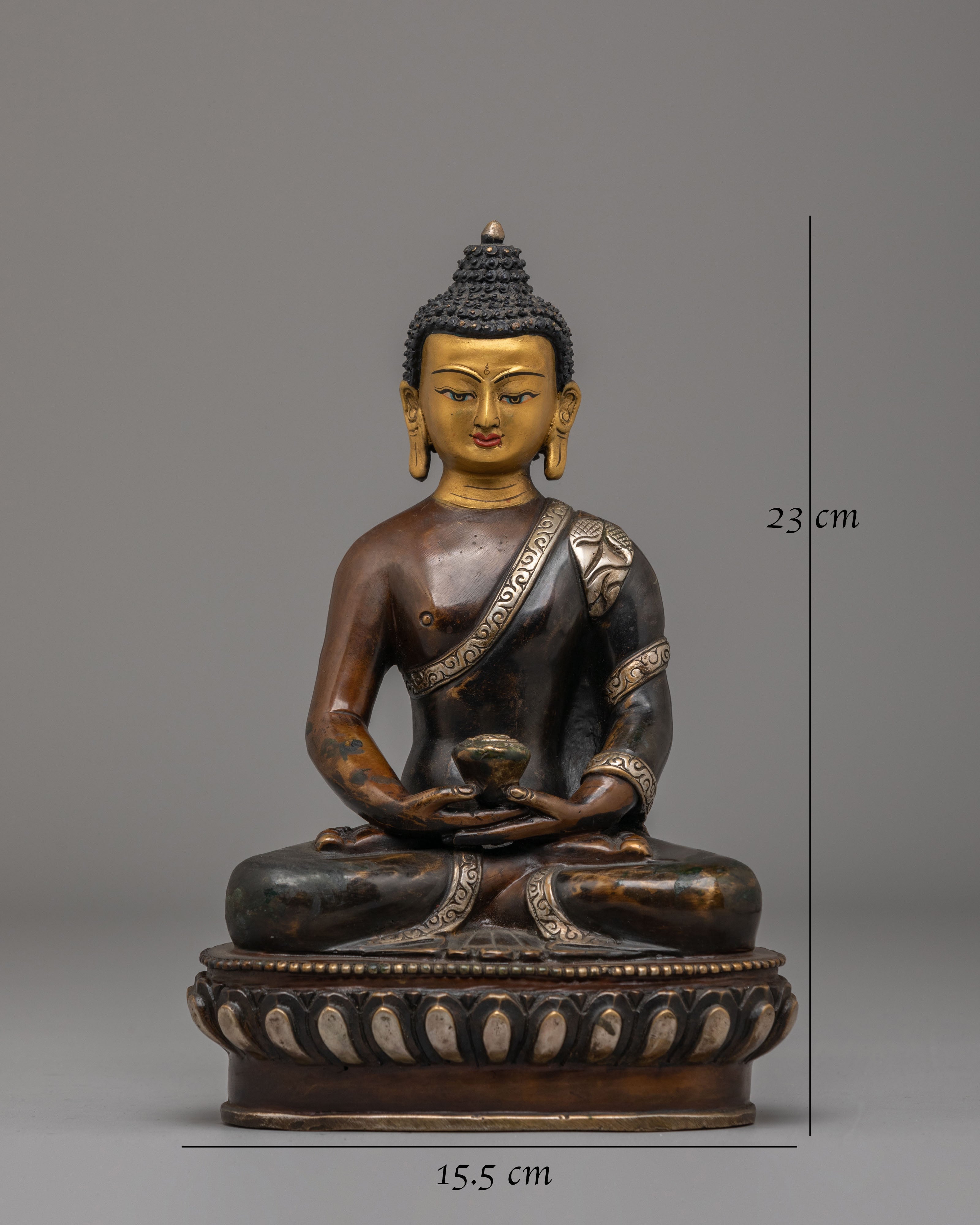 Traditional Tibetan Amitabha Buddha Statue | Buddha of Infinite Light