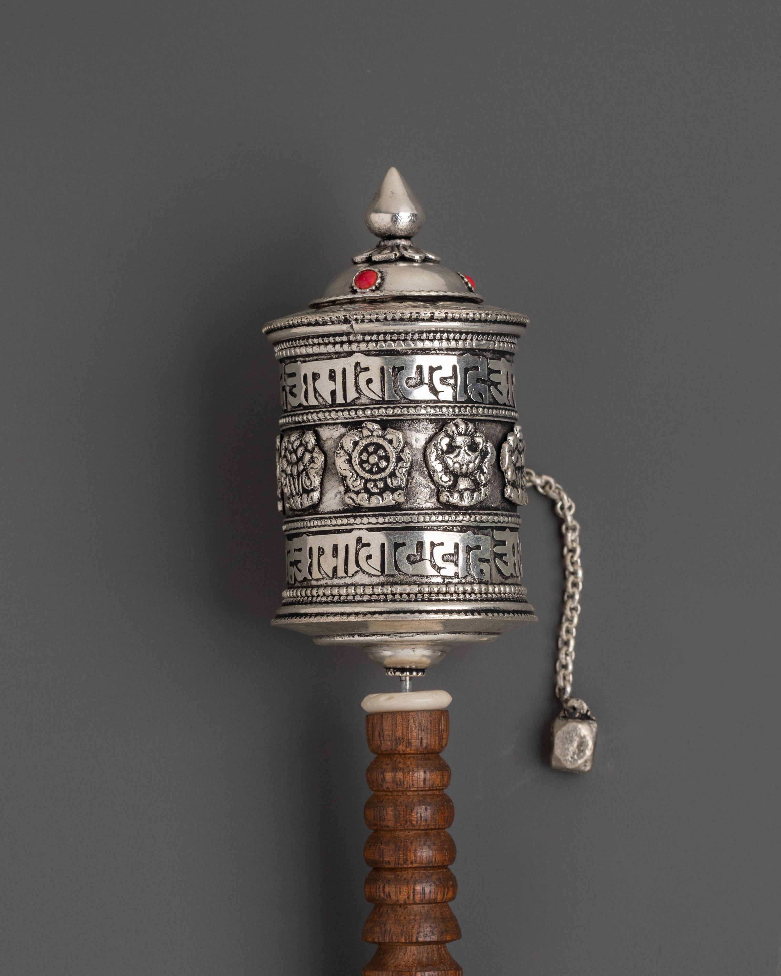 Handmade Copper Buddhist Prayer Wheel | Tibetan Mantra Wheel