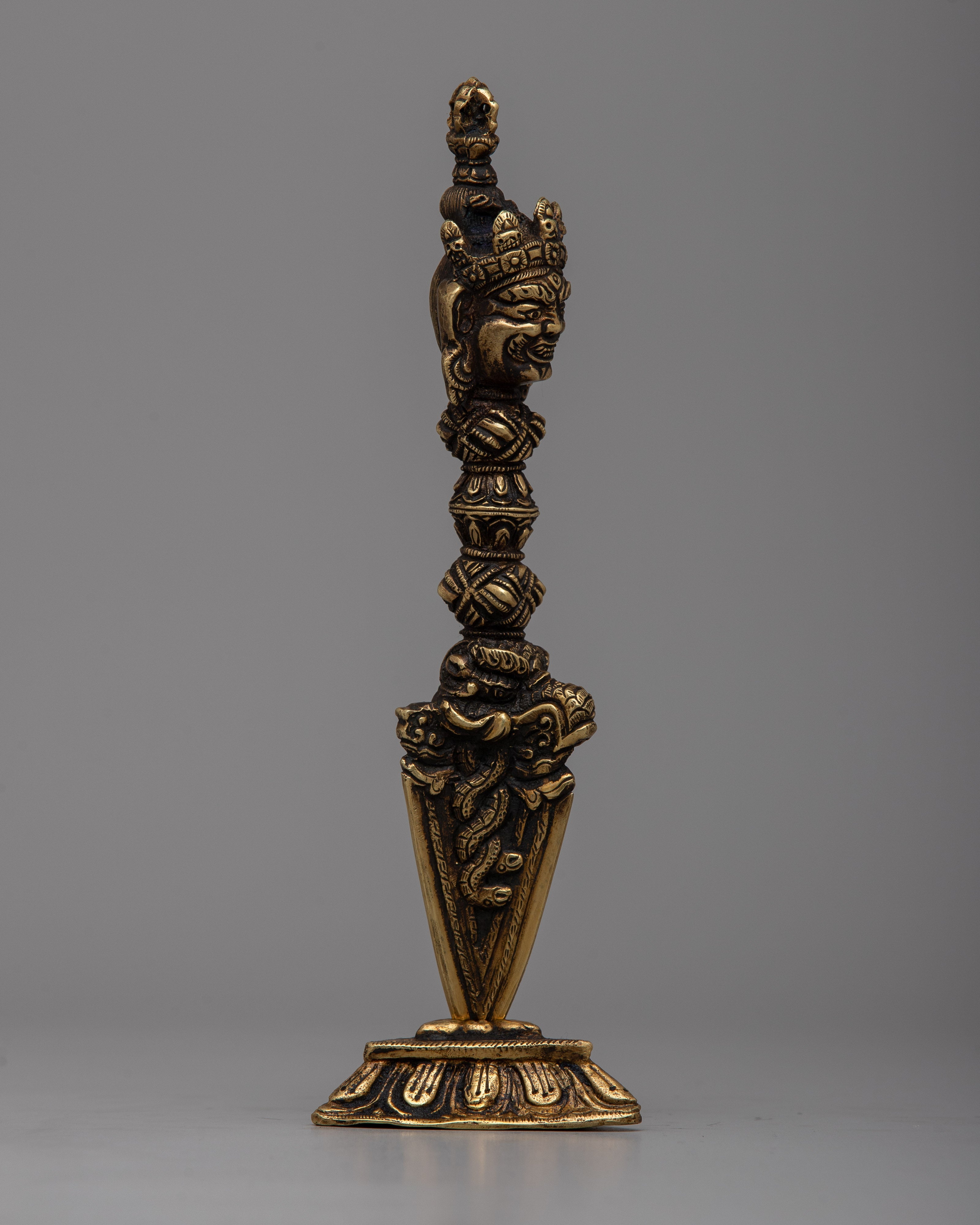 Tibetan Phurba Brass | Harnessing Spiritual Energy and Ritualistic Tradition