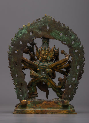 Chakrasamvara and Consort Vajravarahi Statue |  Symbolizing Divine Union and Spiritual Harmony